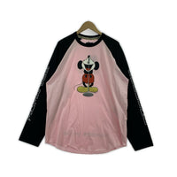 長袖Tシャツ Supreme×Number(N)ine×Mickey Mouse ピンク (L) L