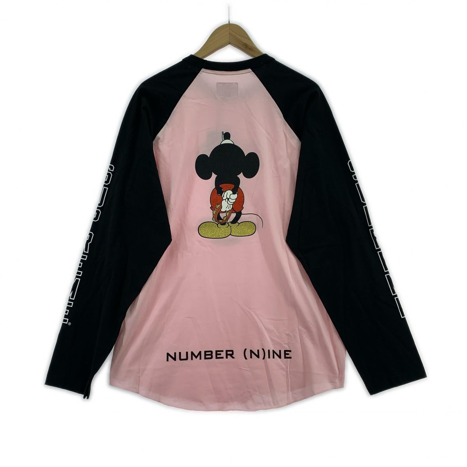 長袖Tシャツ Supreme×Number(N)ine×Mickey Mouse ピンク (L) L