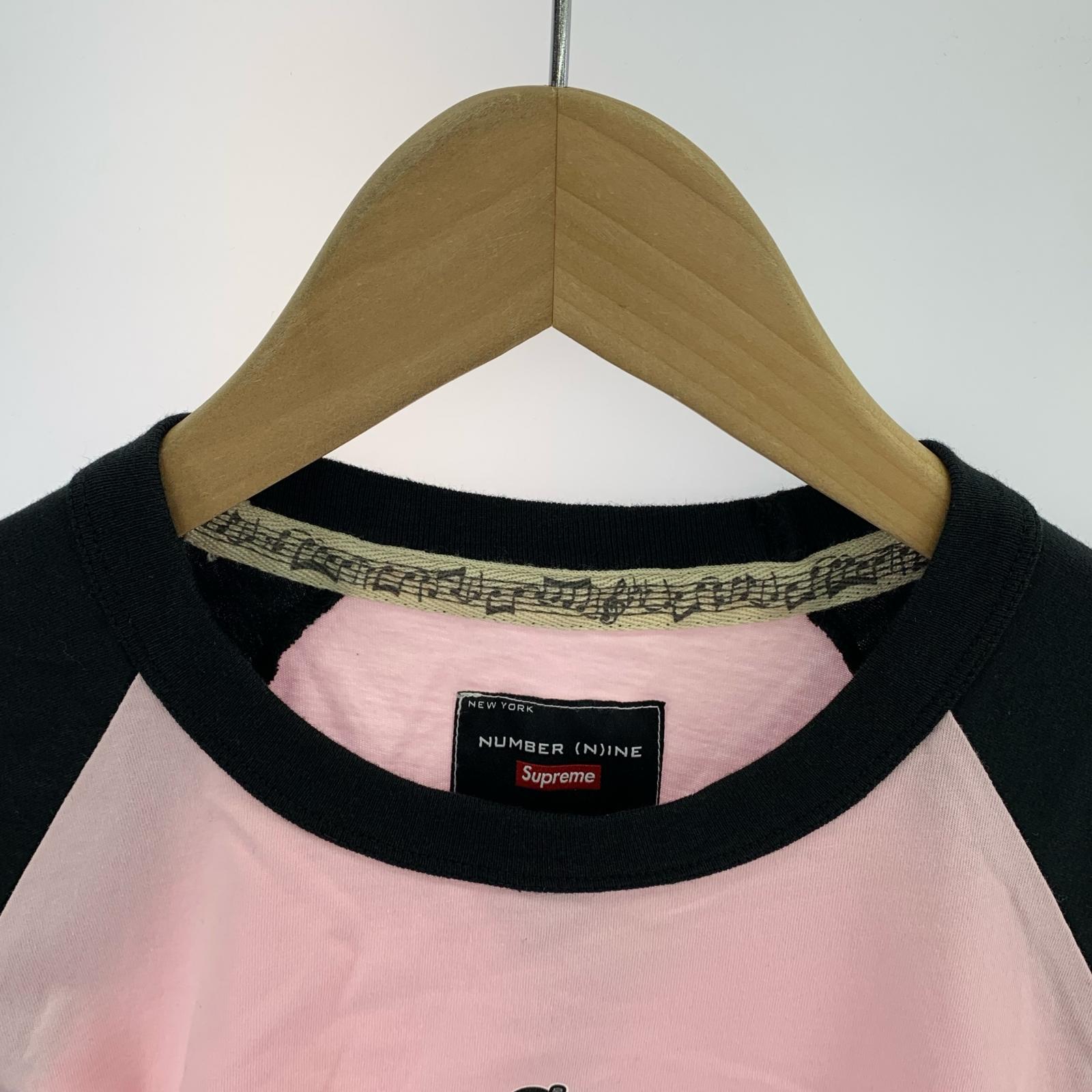 長袖Tシャツ Supreme×Number(N)ine×Mickey Mouse ピンク (L) L