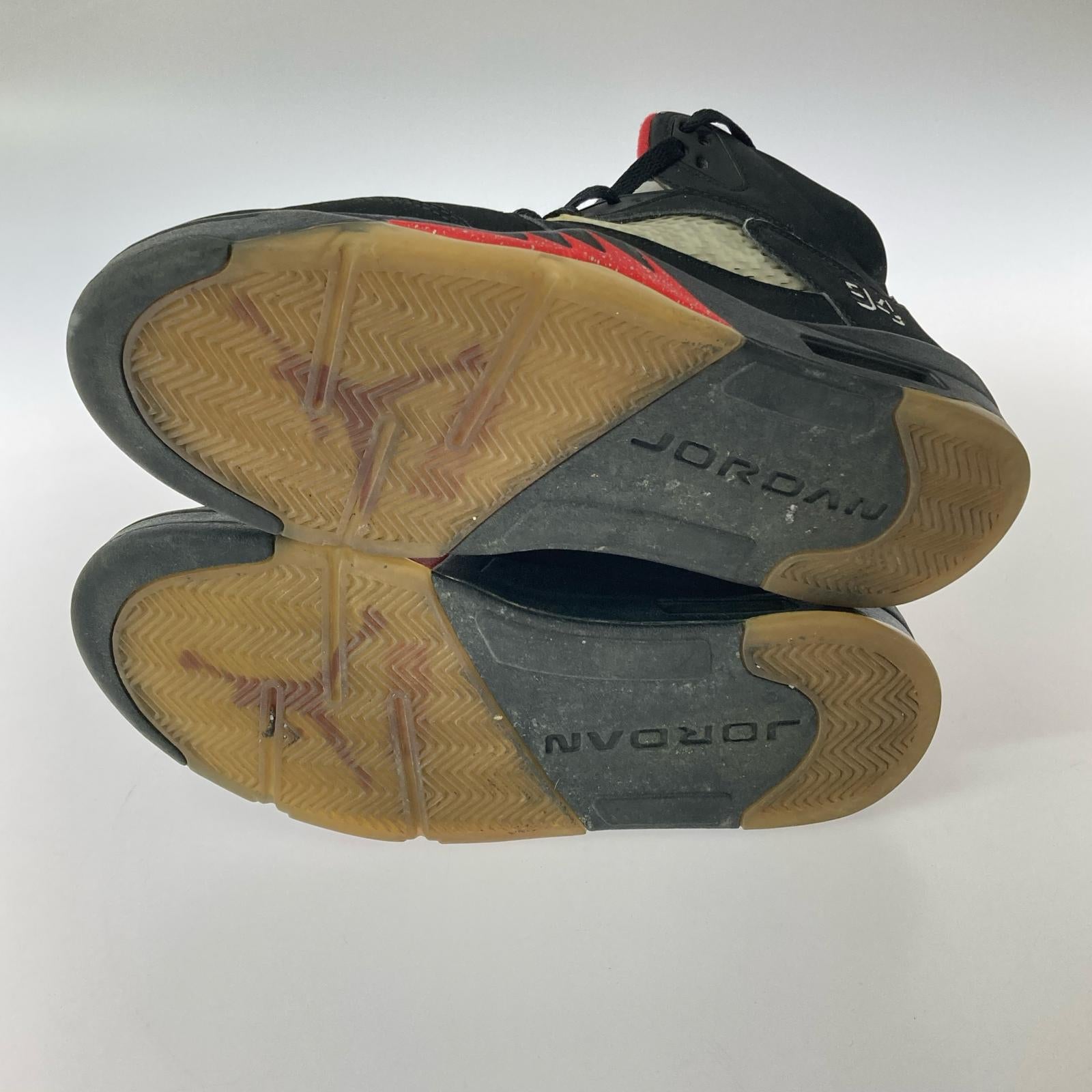 スニーカー NIKE×supreme Air jordan 5 retro 824371-001 黒 (28) 28cm (US10 UK9 1/2 EU46) ブラック