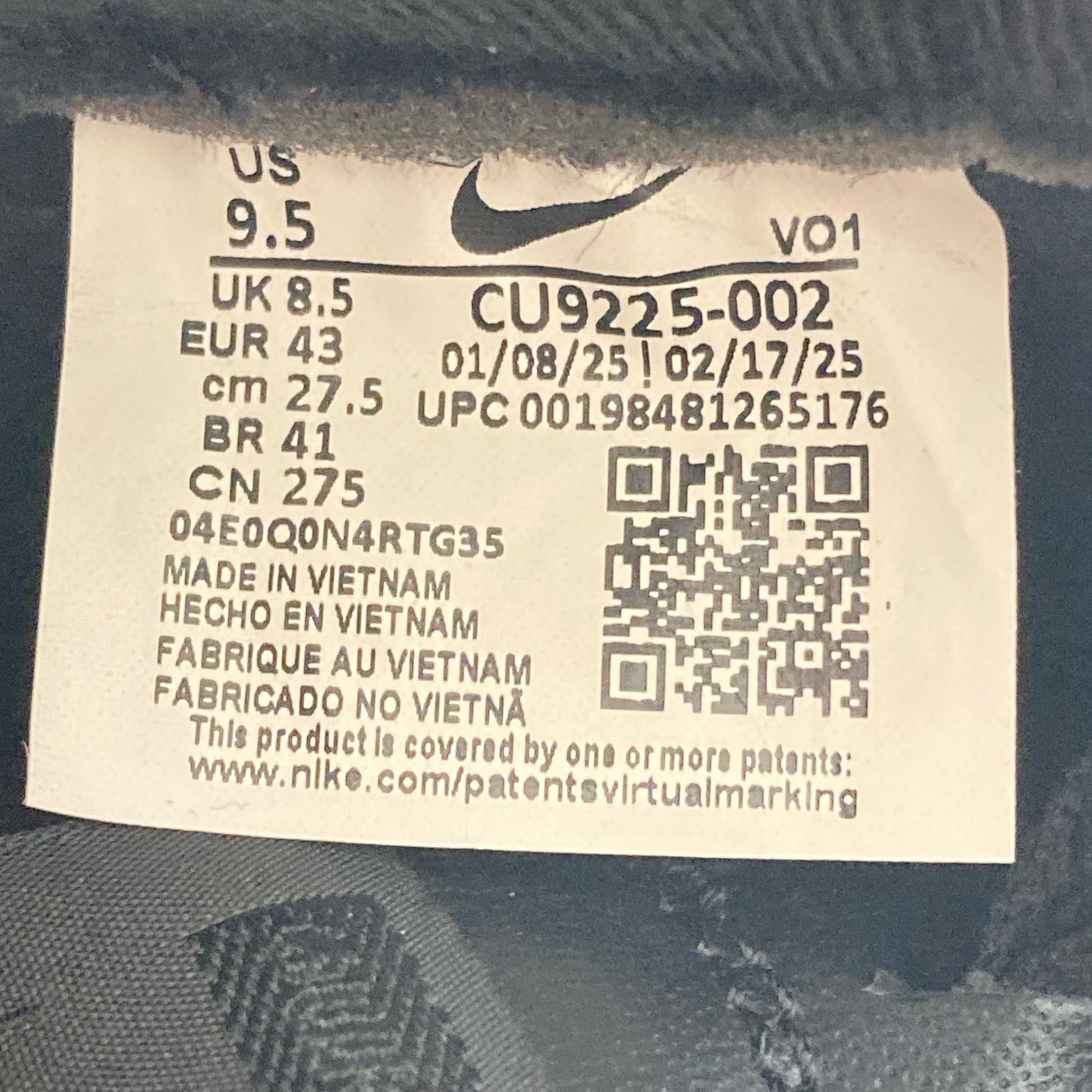 スニーカー Supreme×NIKE Air Force 1 Low CU9225-002 黒 (27.5) 27.5cm (US9 1/2 UK9 EU45) ブラック