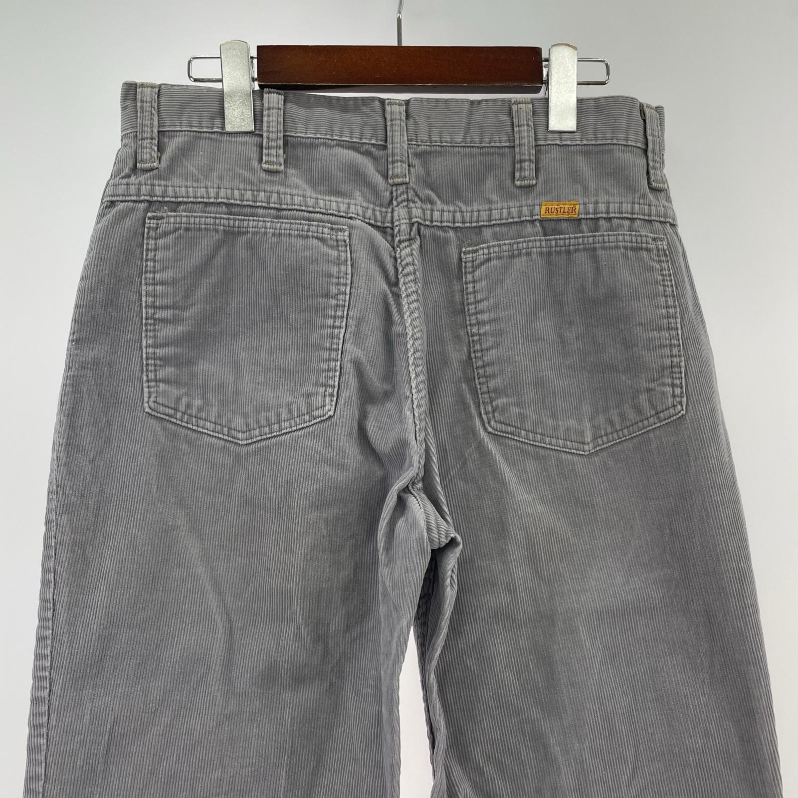 パンツ RUSTLER TALONジップ コーデュロイ 32 パープル