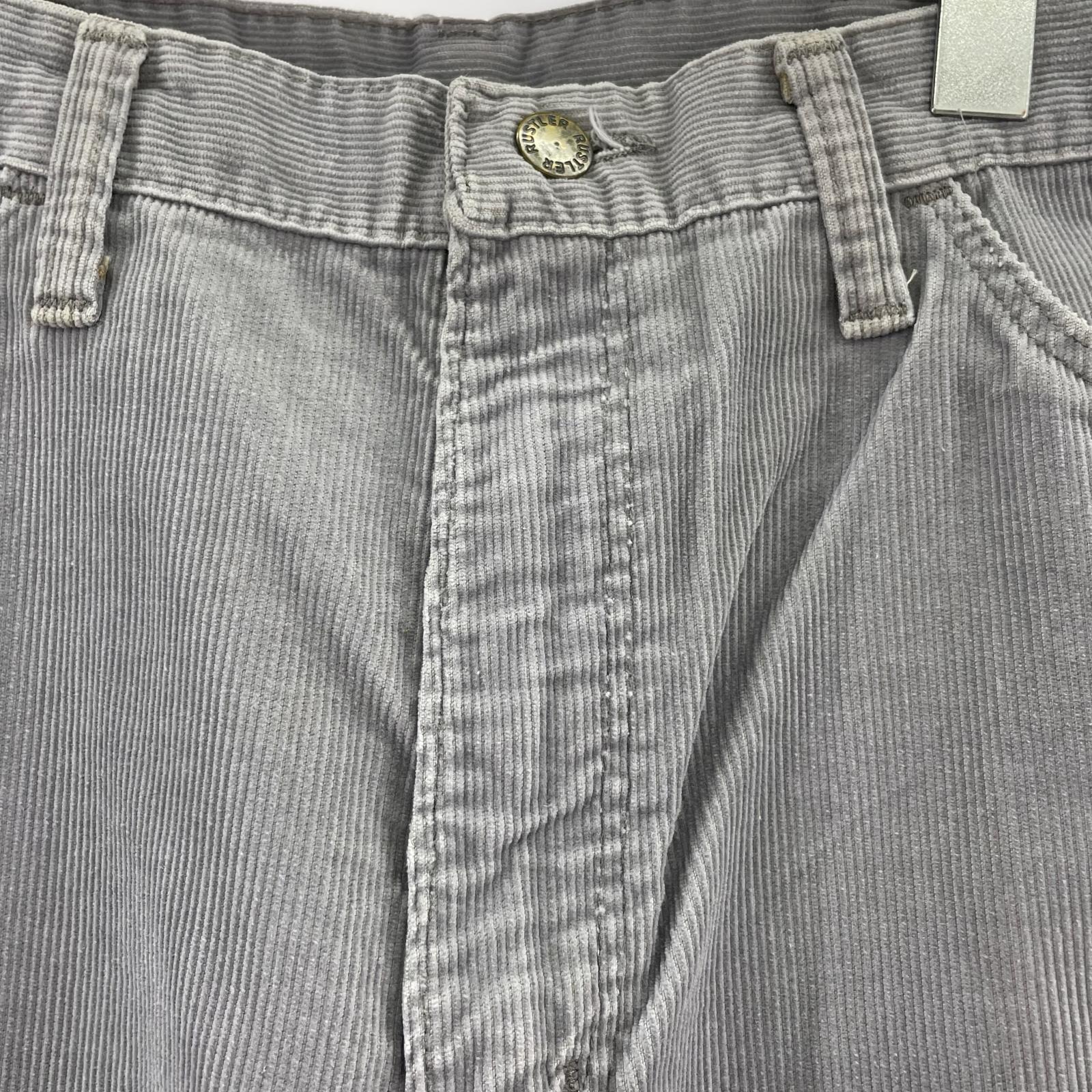 パンツ RUSTLER TALONジップ コーデュロイ 32 パープル