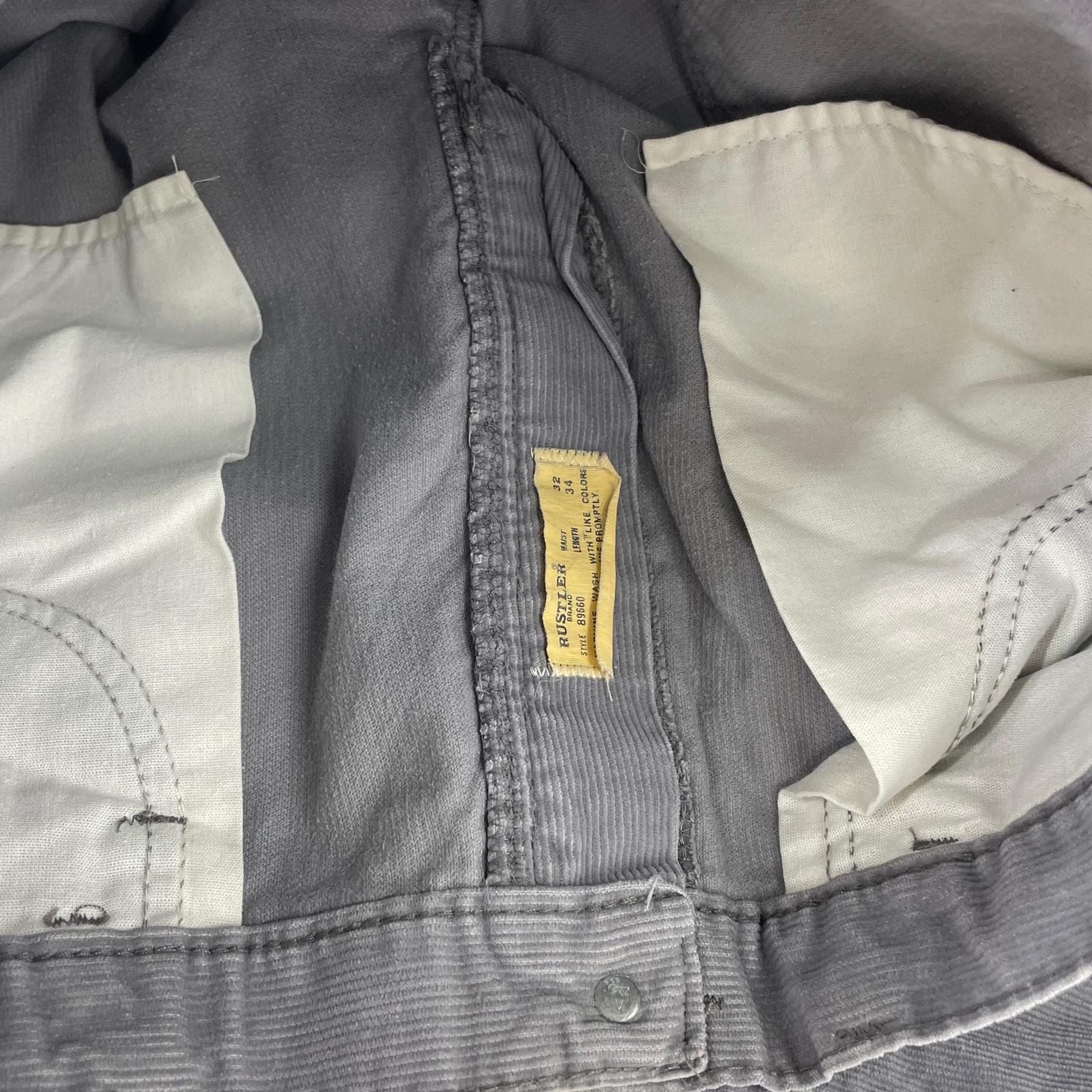 パンツ RUSTLER TALONジップ コーデュロイ 32 パープル