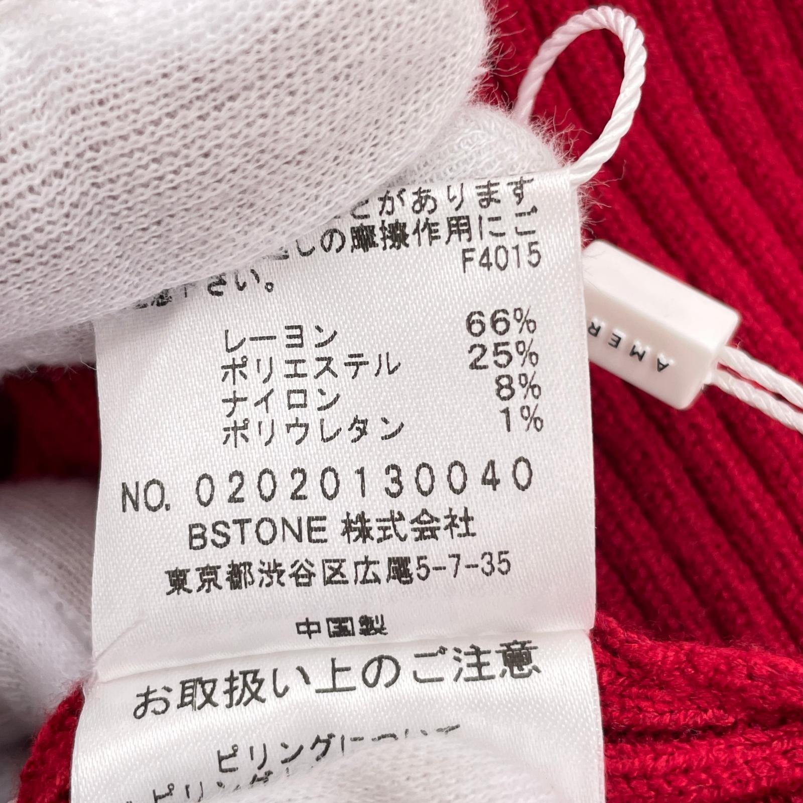 ニット F/レッド/02020130040 フリー レッド