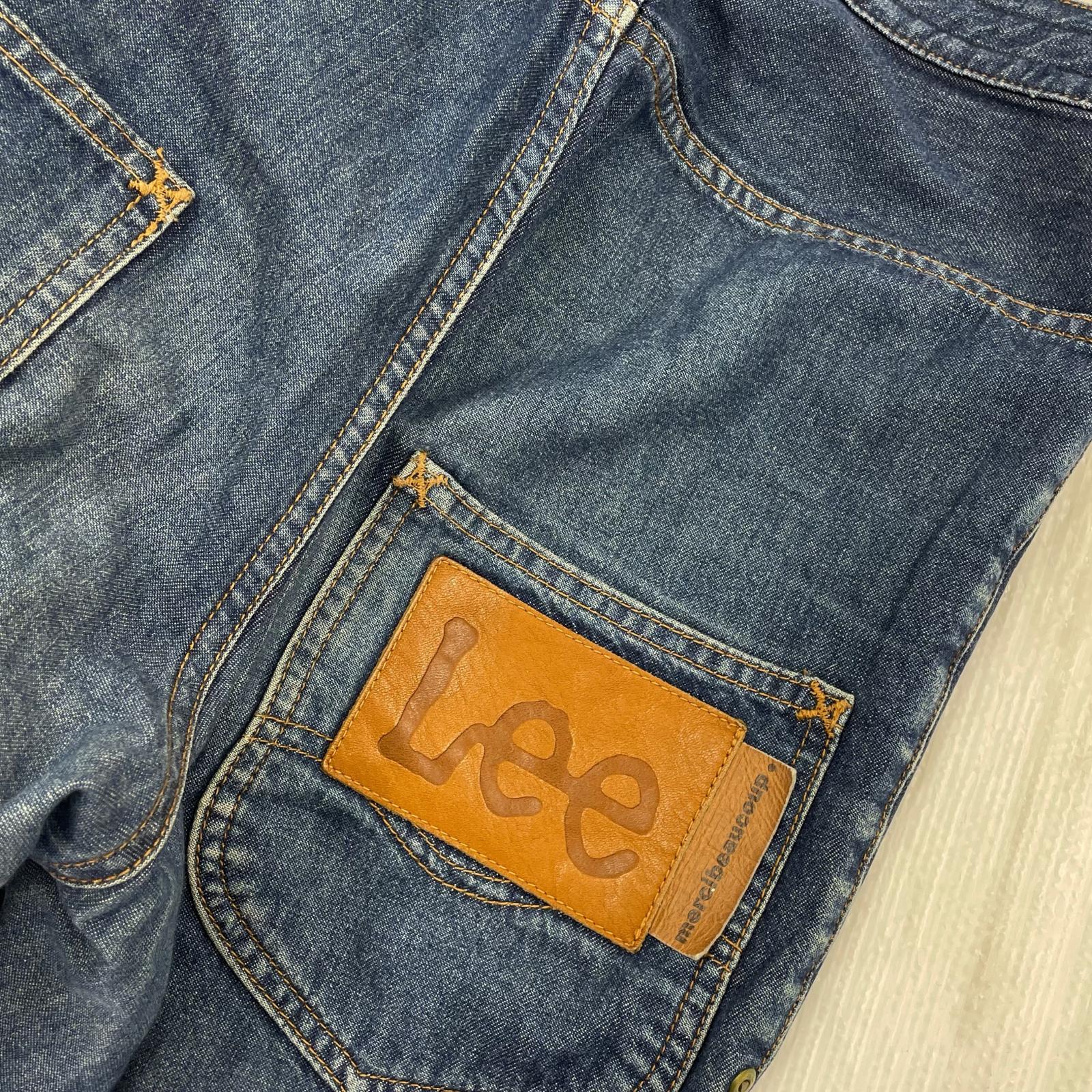 デニムパンツ Lee×mercibeaucoup デニムサルエルパンツ S ブルー S