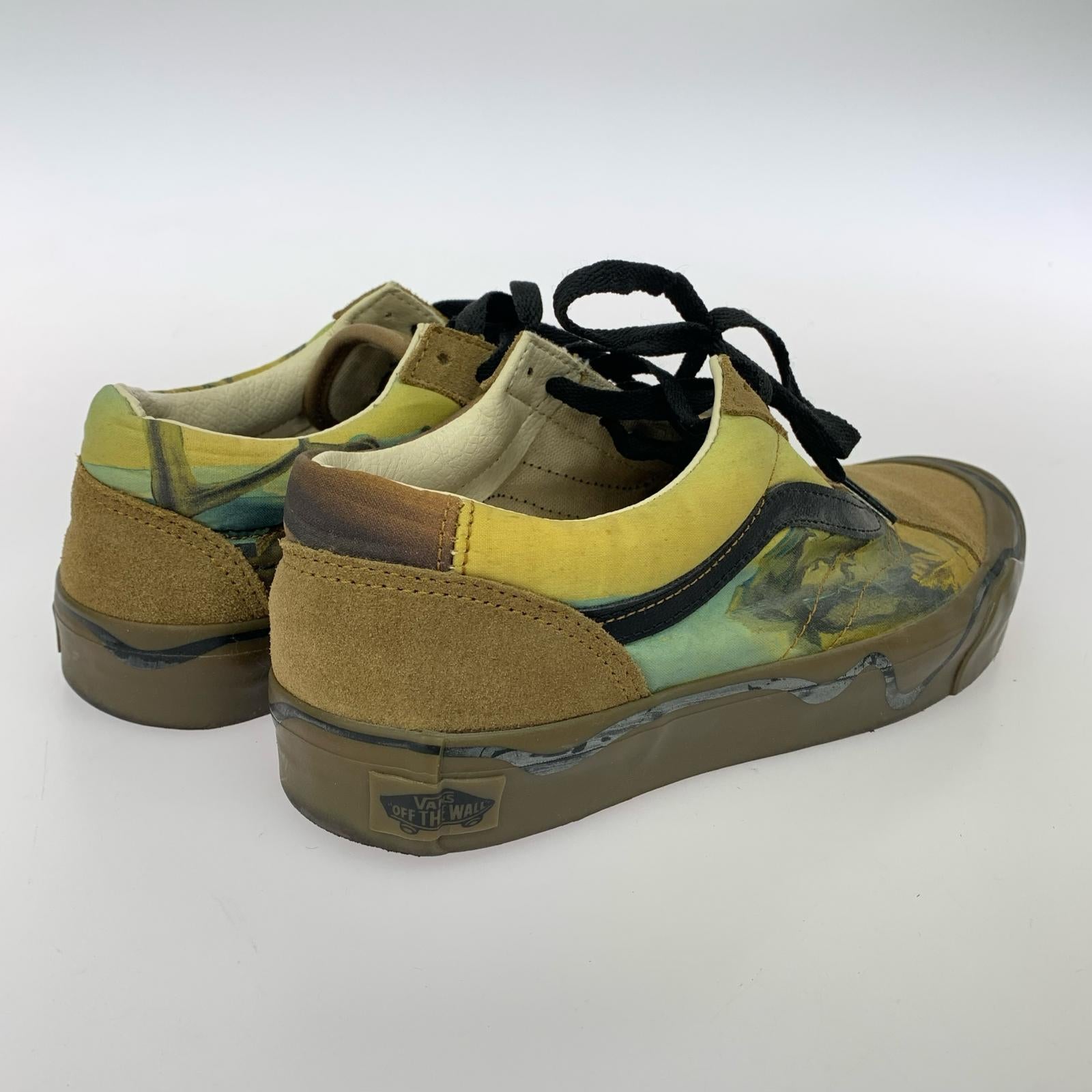 スニーカー VANS ×MOMA サルバドール ダリ 記憶の固執 アシメデザインスニーカー 25.5cm 25.5cm (US7 1/2 UK7 EU41) ブラウン