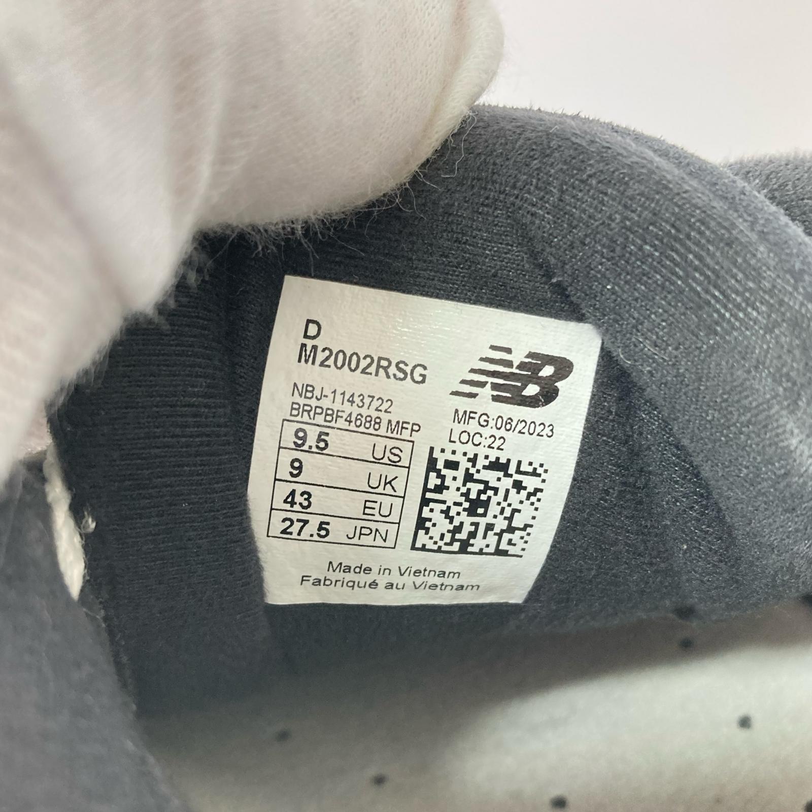 スニーカー M2002RSG GRAY 23FW-S グレー 27.5cm 27.5cm (US9 1/2 UK9 EU45) グレー