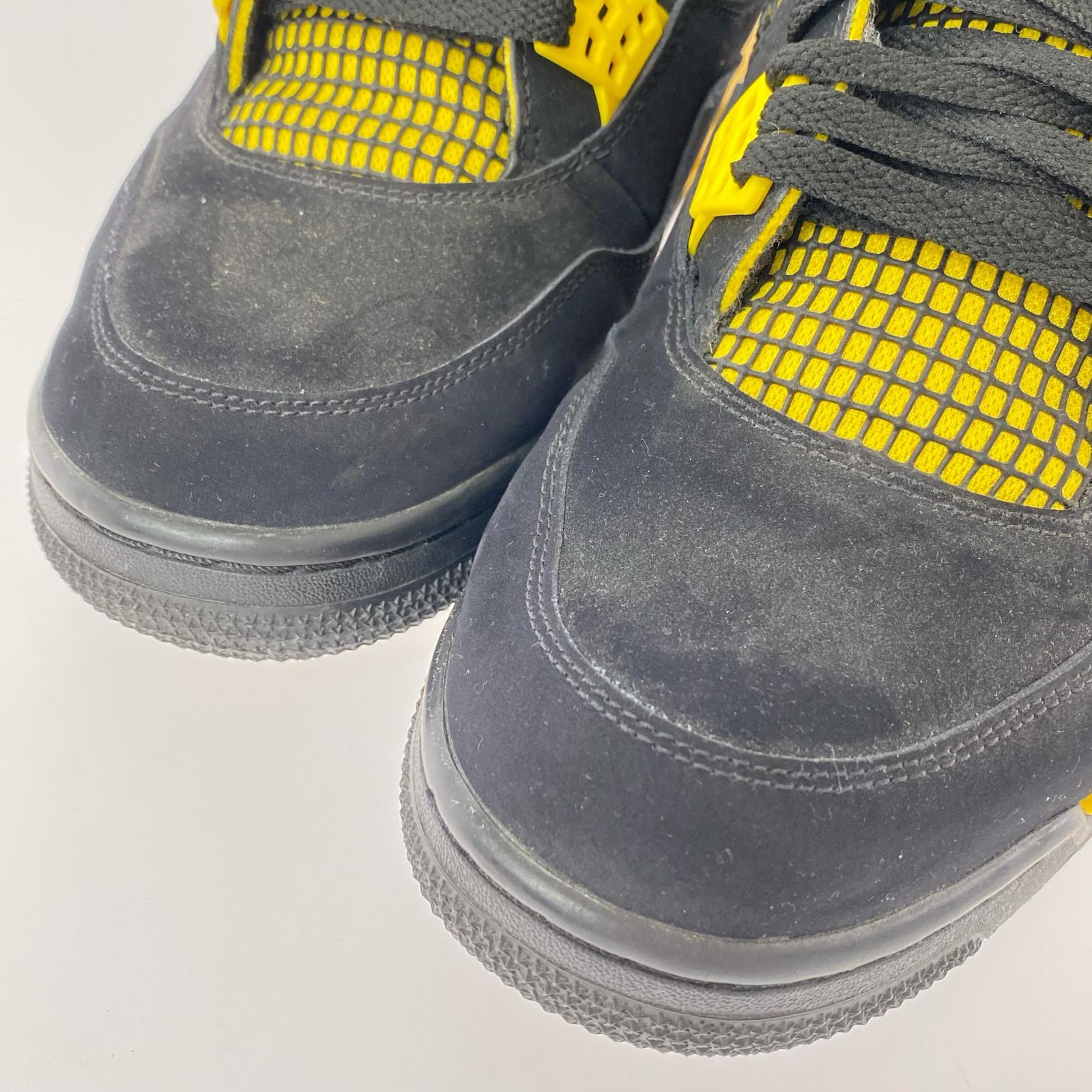 スニーカー AIR JORDAN 4 THUNDER 30cm ブラック