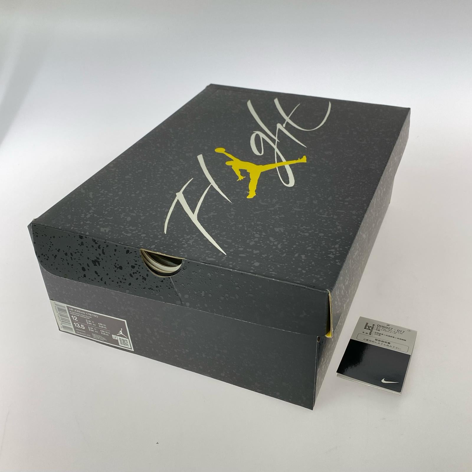 スニーカー AIR JORDAN 4 THUNDER 30cm ブラック