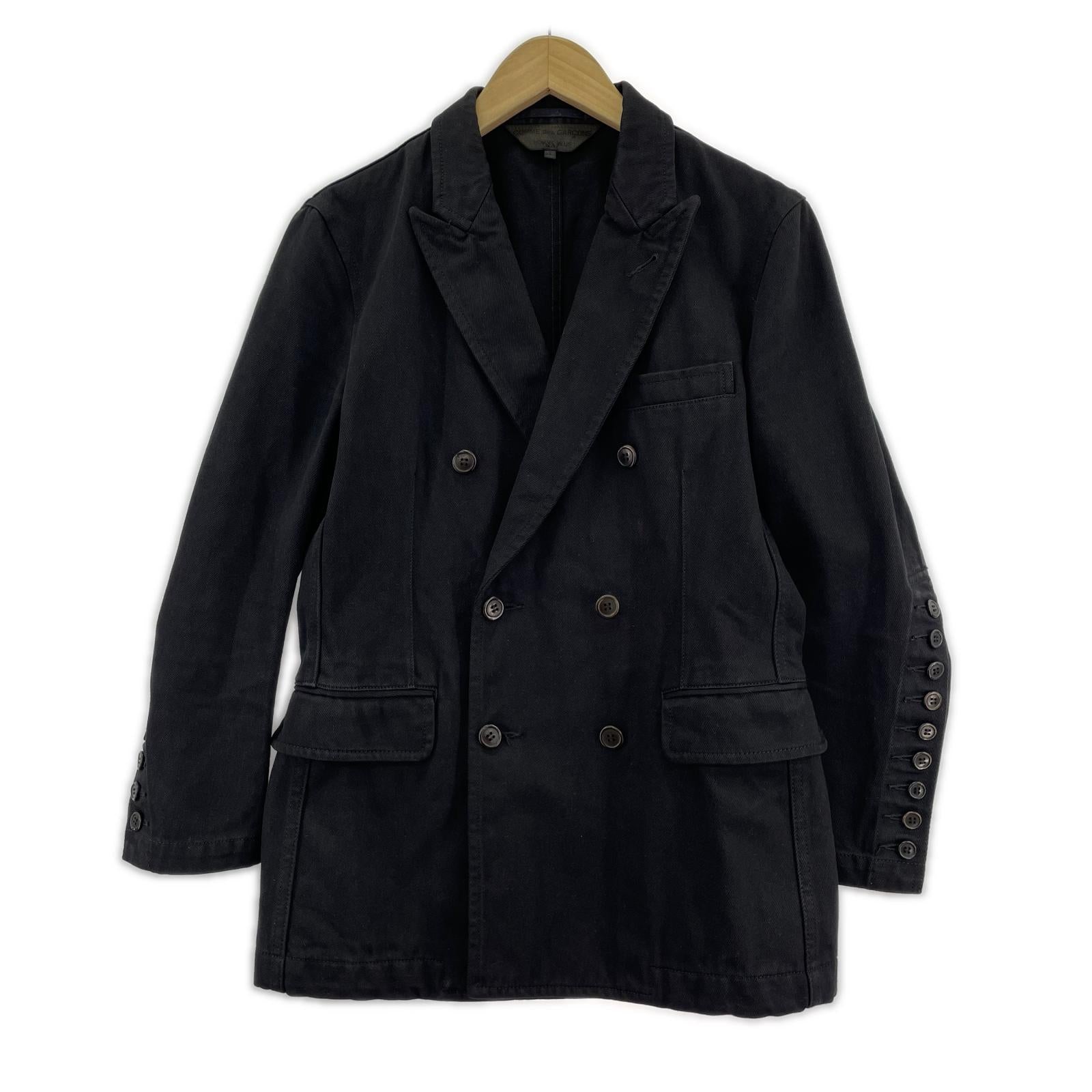 テーラードジャケット HOMME PLUS 2011 PI-J113 S デカダンス期 S ブラック