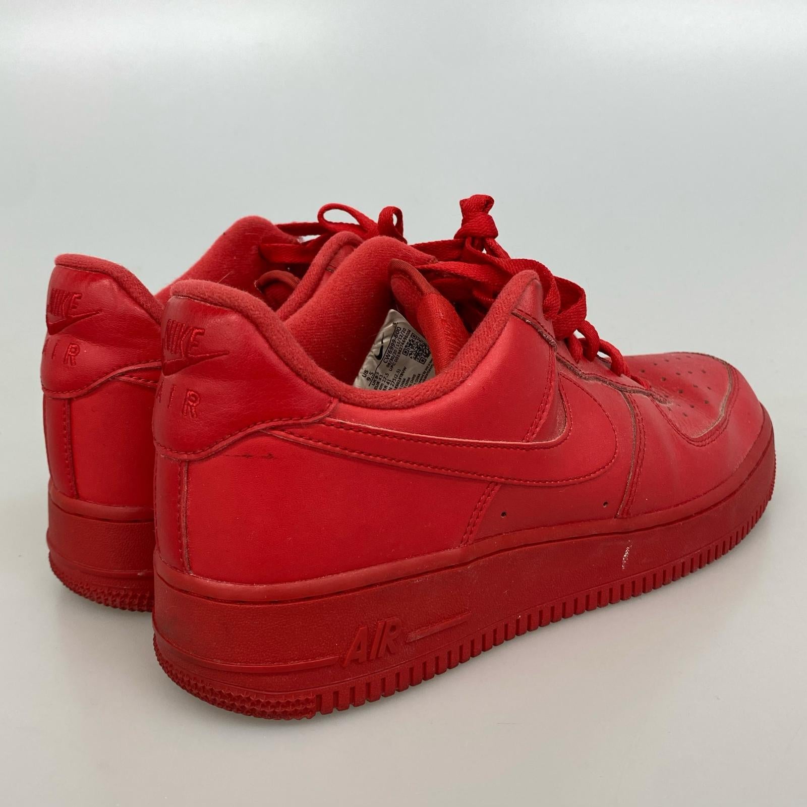 スニーカー Air Force 1 Low Triple Red 27.5cm 27.5cm (US9 1/2 UK9 EU45) レッド