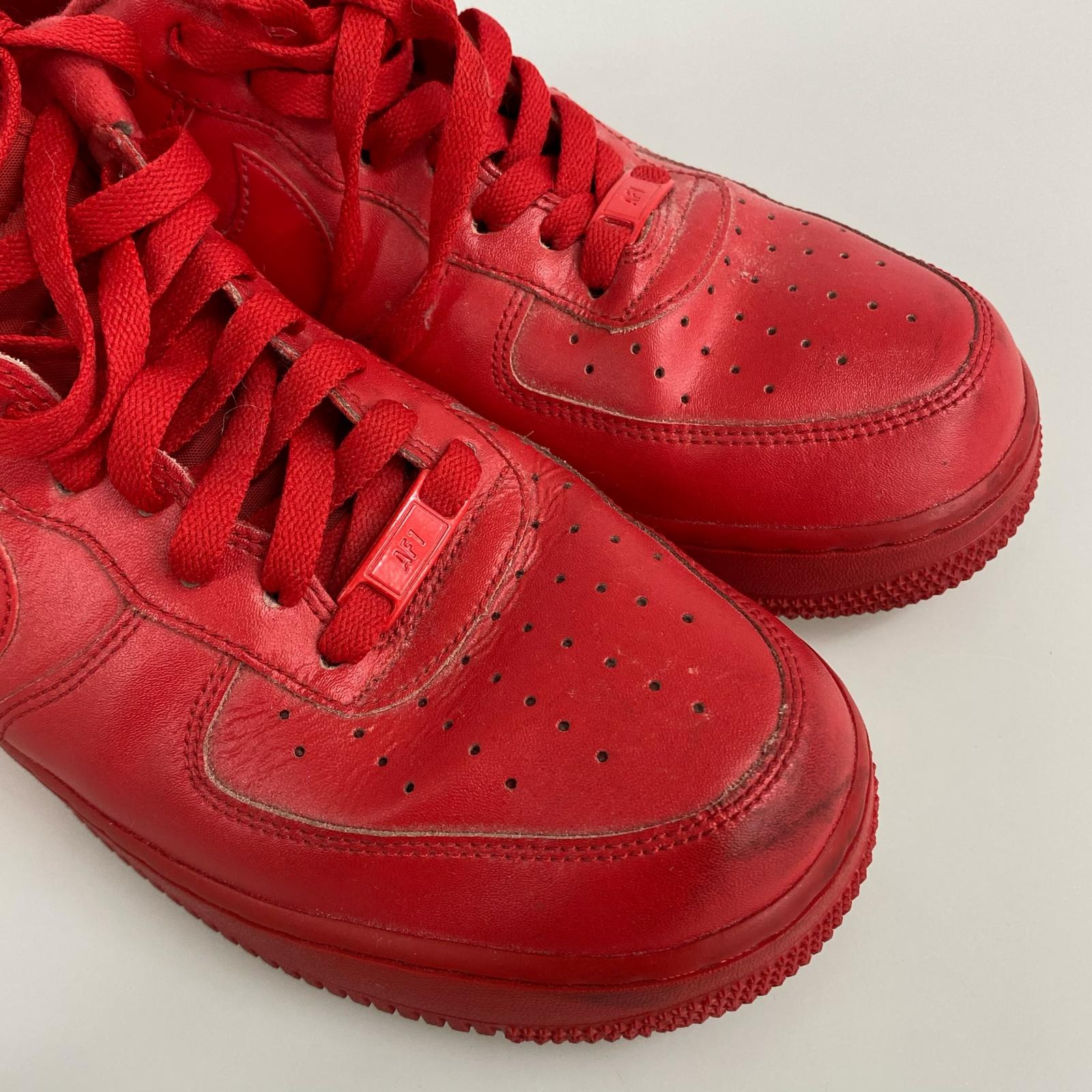 スニーカー Air Force 1 Low Triple Red 27.5cm 27.5cm (US9 1/2 UK9 EU45) レッド