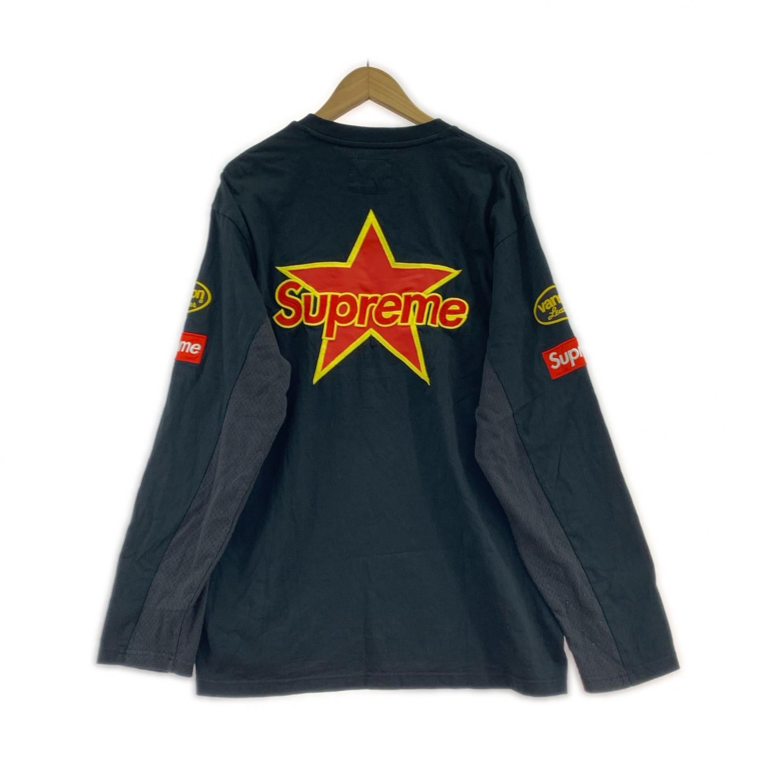 長袖Tシャツ Supreme x Vanson Leathers L/S ブラック (L) L ブラック
