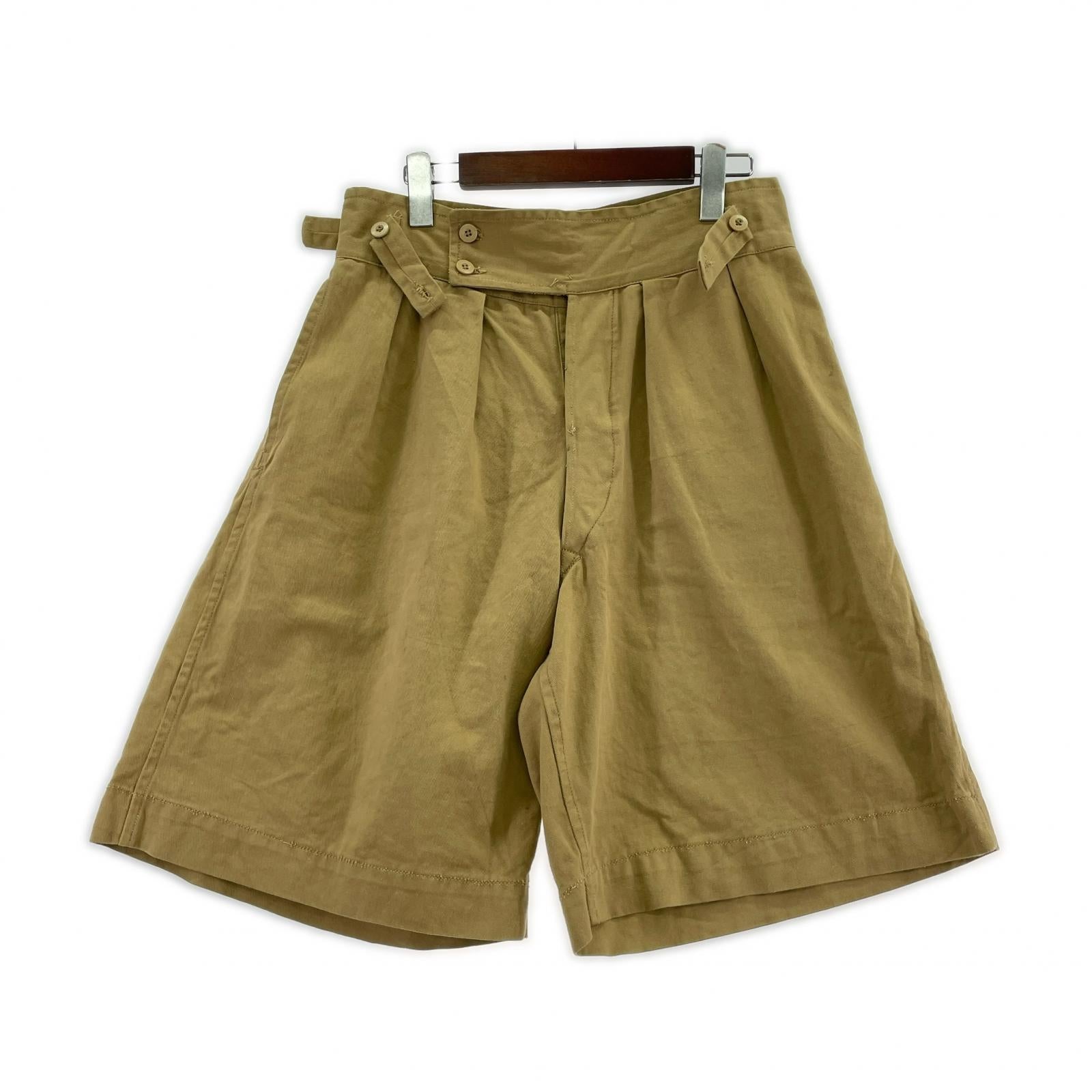 ショートパンツ 80s イギリス軍 グルカショーツ (31) ベージュ
