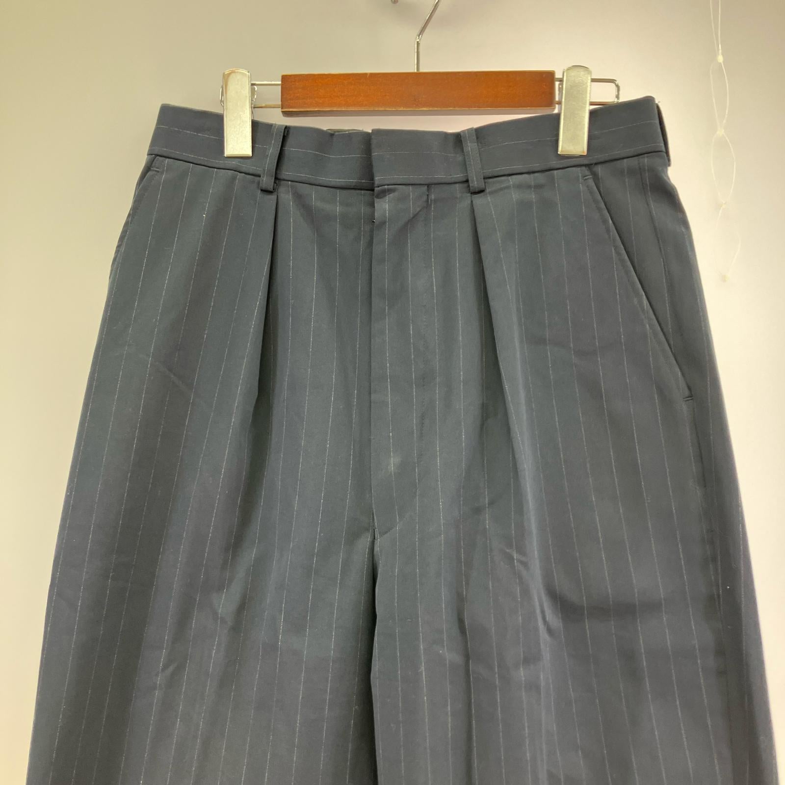 パンツ ストライプ W30 S ネイビー