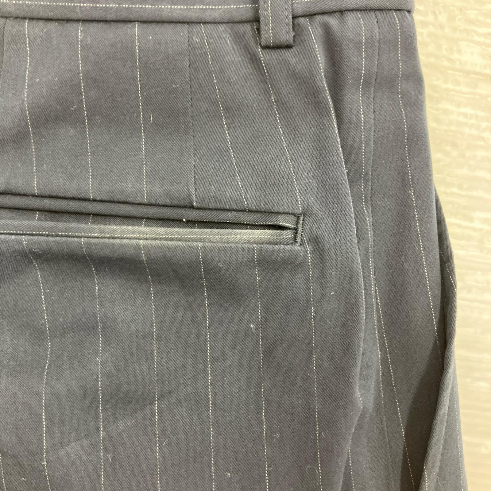 パンツ ストライプ W30 S ネイビー