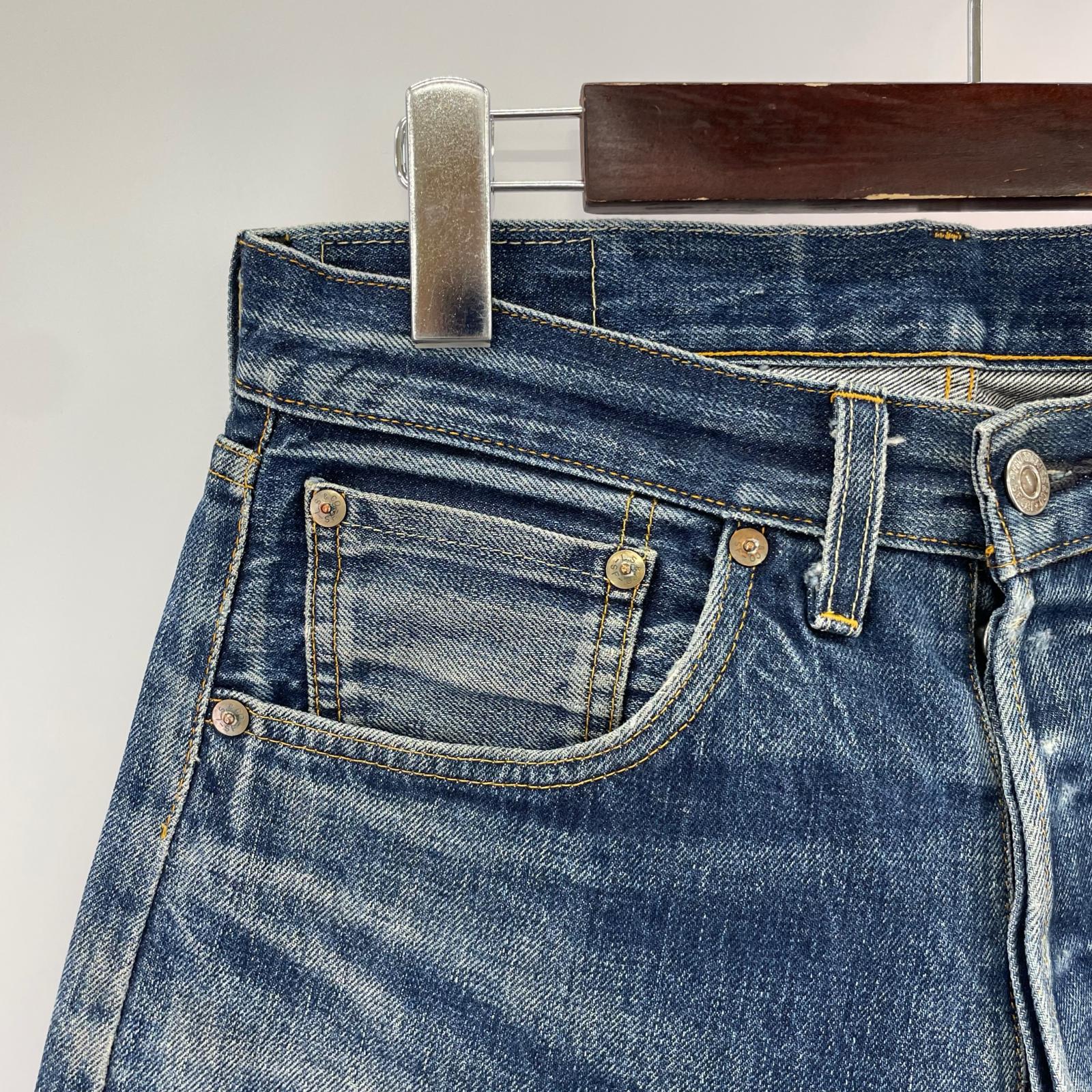デニムパンツ LVC 1955復刻 W31 米国製 30 ネイビー