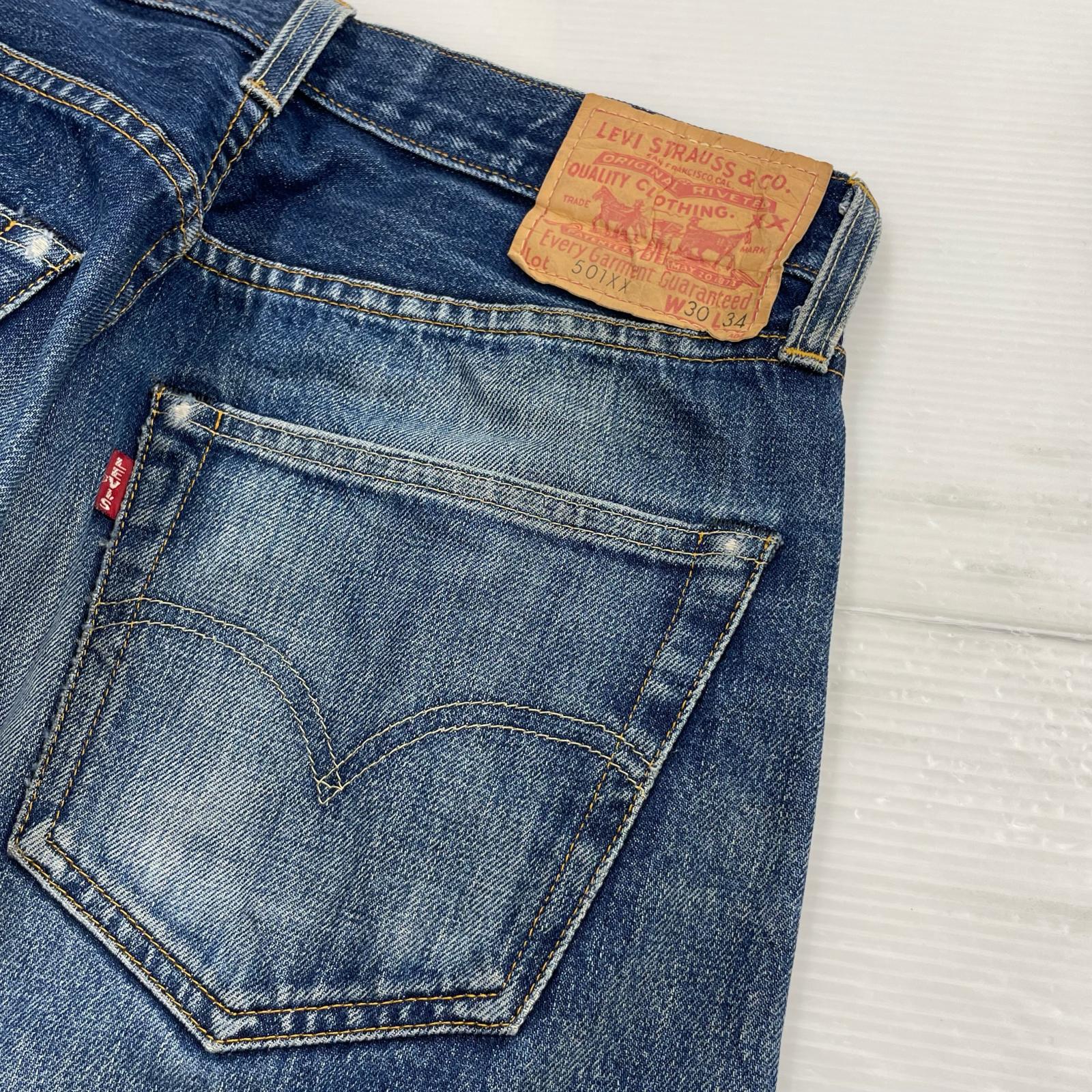 デニムパンツ LVC 1955復刻 W31 米国製 30 ネイビー