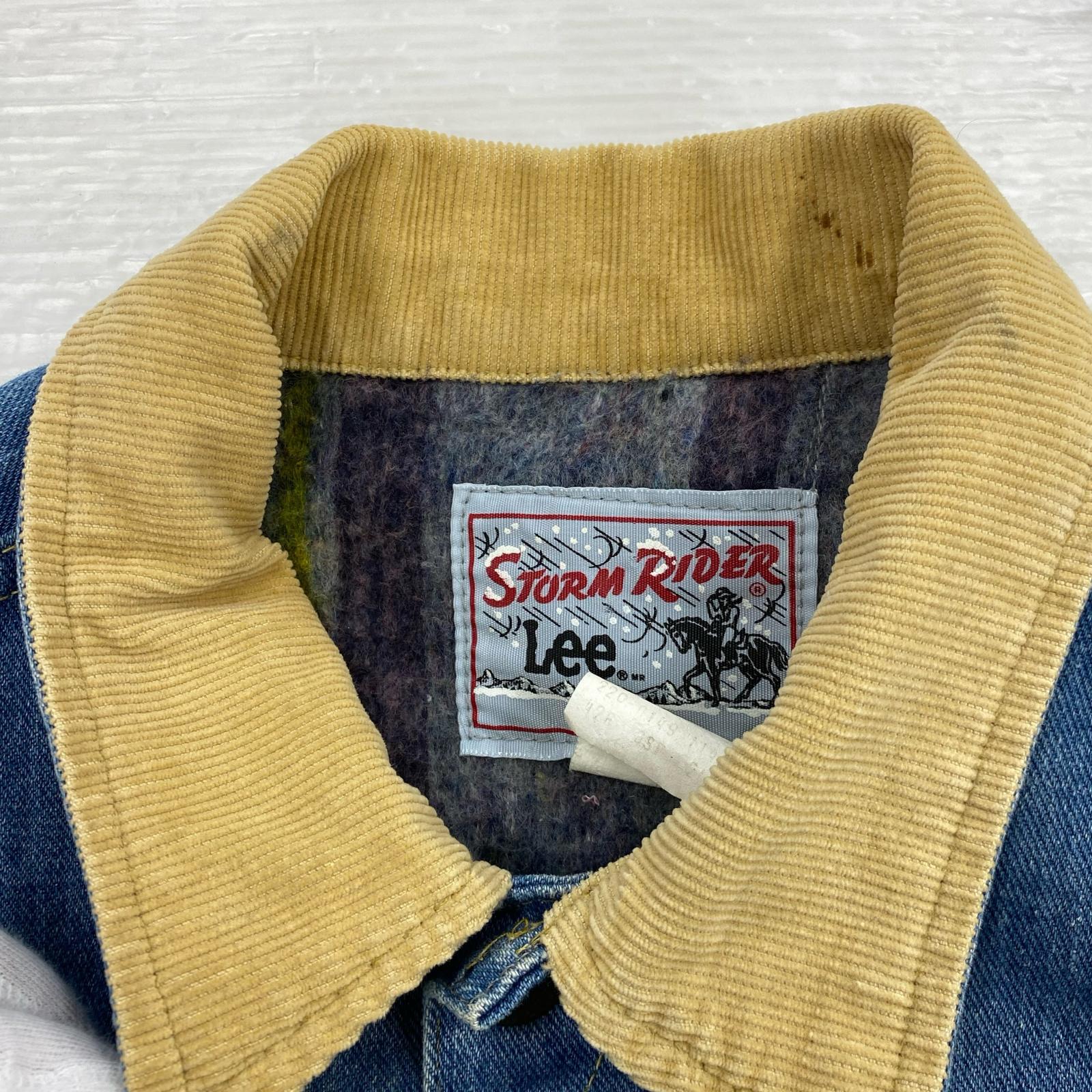 ジャケット 70s~ STORM RIDER 裏地ブランケット デニムジャケット