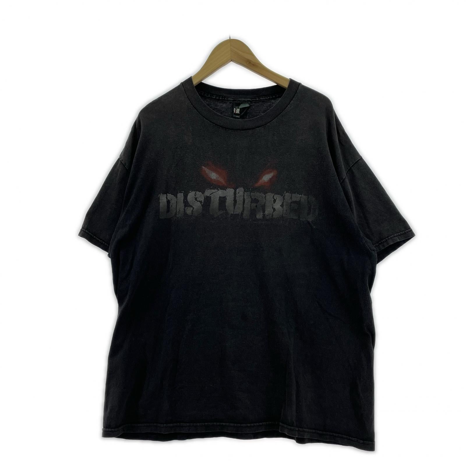 半袖Tシャツ 00s DISTURBED ツアープリントTee ブラック ブラック