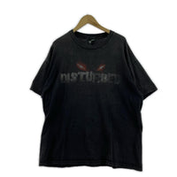 半袖Tシャツ 00s DISTURBED ツアープリントTee ブラック ブラック