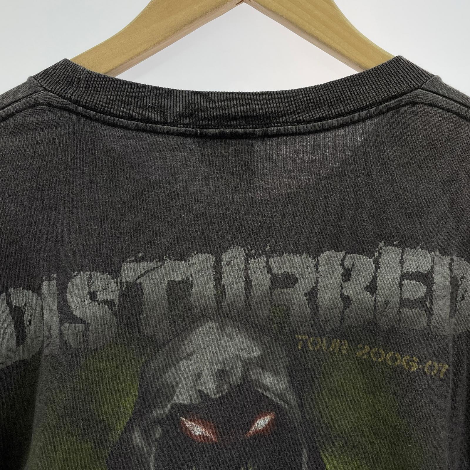 半袖Tシャツ 00s DISTURBED ツアープリントTee ブラック ブラック