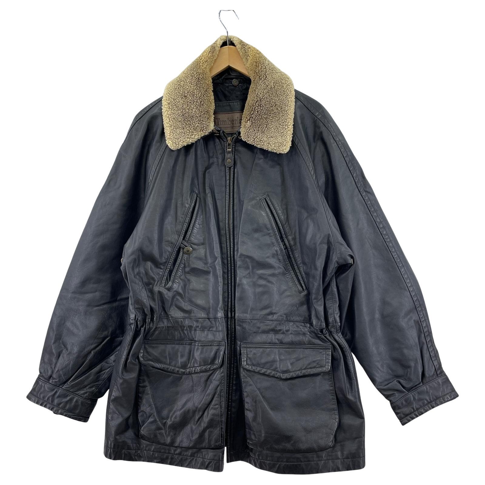 レザージャケット Timberland レザージャケット M ブラック
