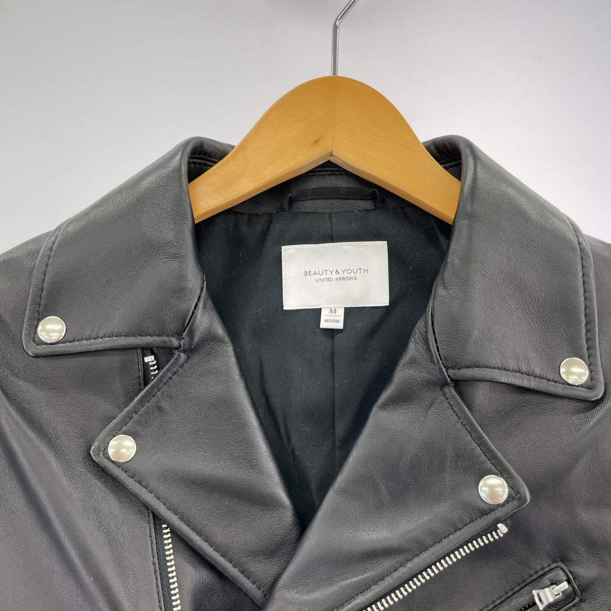 ライダースジャケット ダブルライダースジャケット BLK M M ブラック