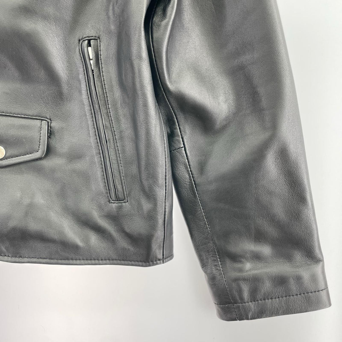 ライダースジャケット ダブルライダースジャケット BLK M M ブラック