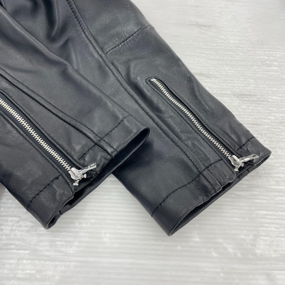 ライダースジャケット ダブルライダースジャケット BLK M M ブラック