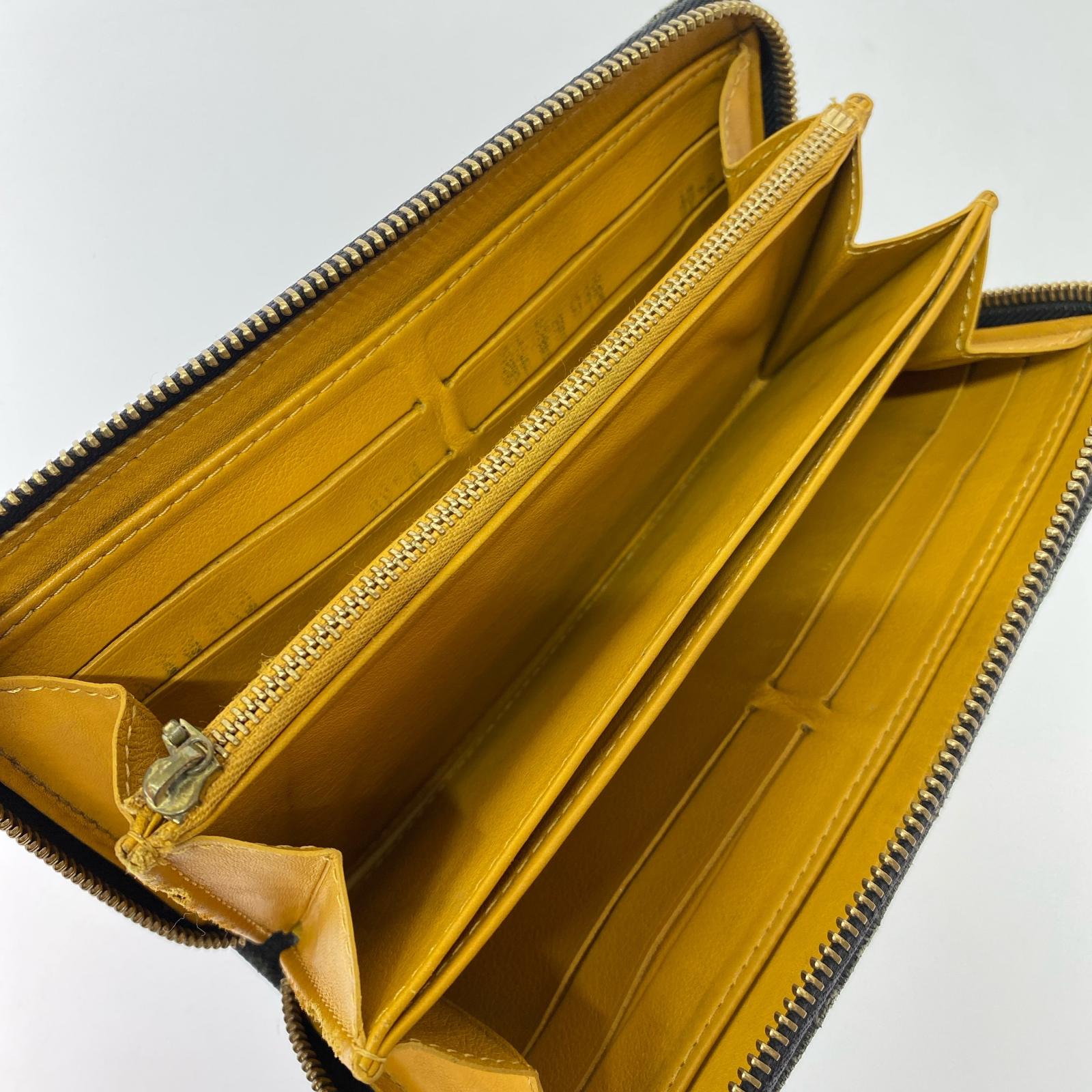 LV/デニムジッピーウォレット