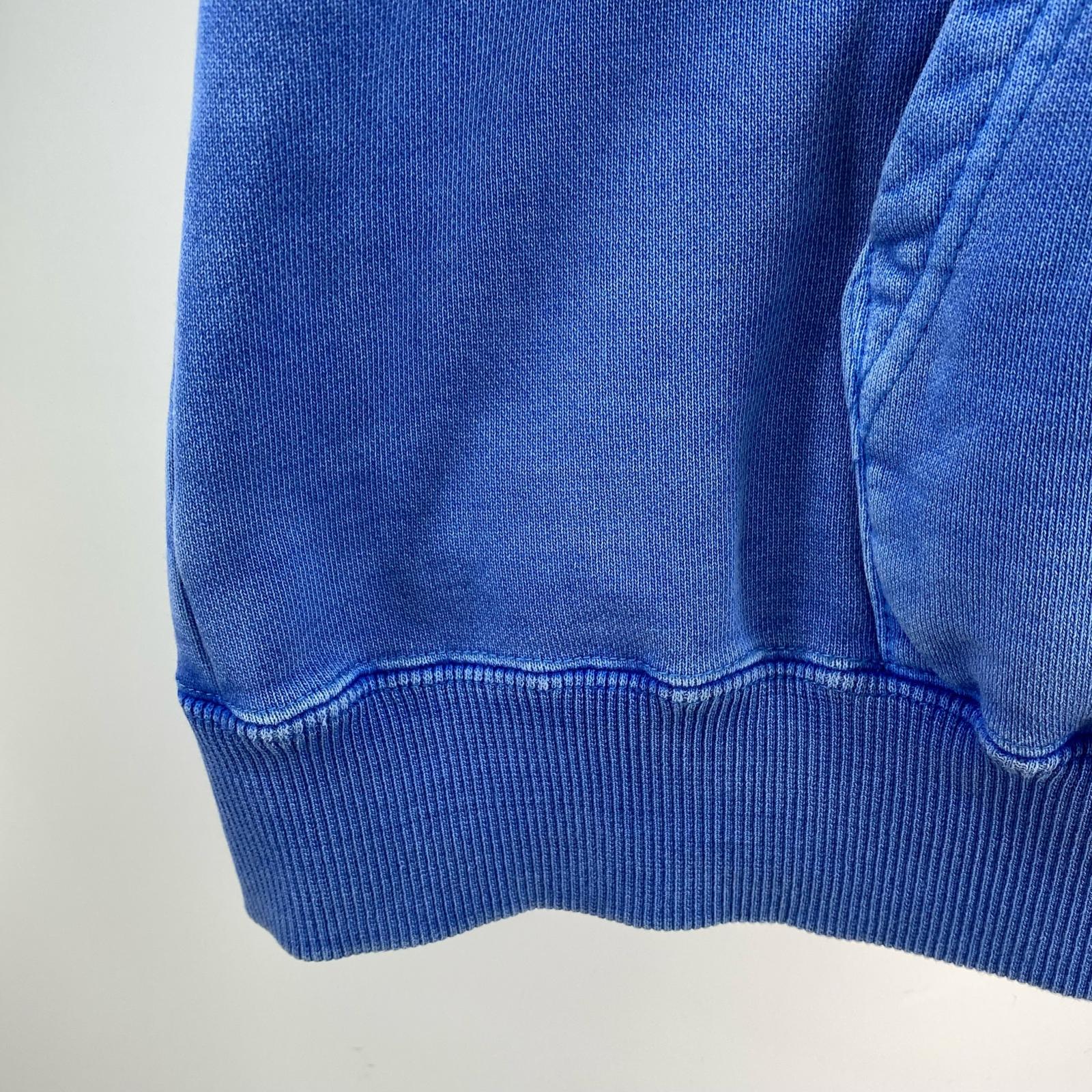 パーカー 21AW バックプリント 青(L) L