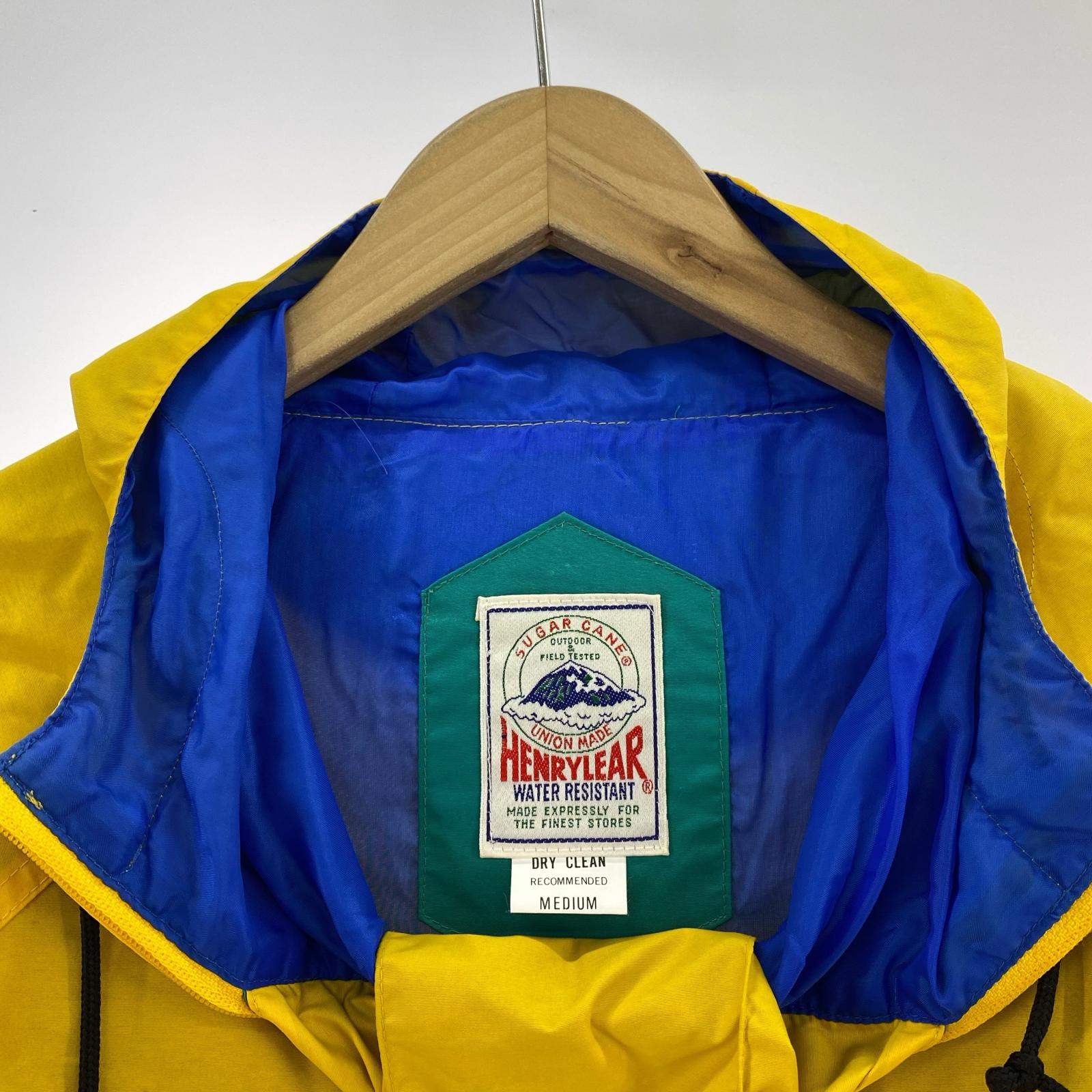 ジャケット HENRYLEAR ウィンドブレイカー イエロー M イエロー