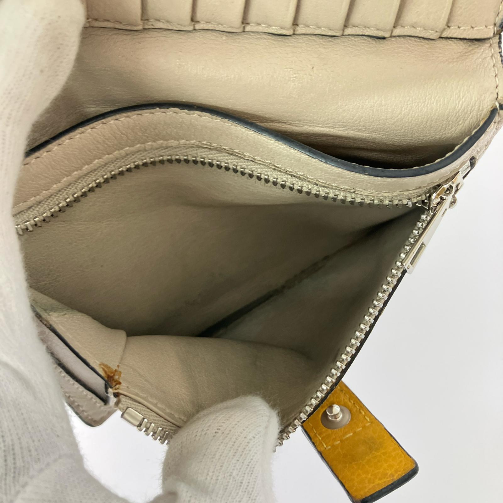 LOEWE バーティカルウォレット スモール イエロー