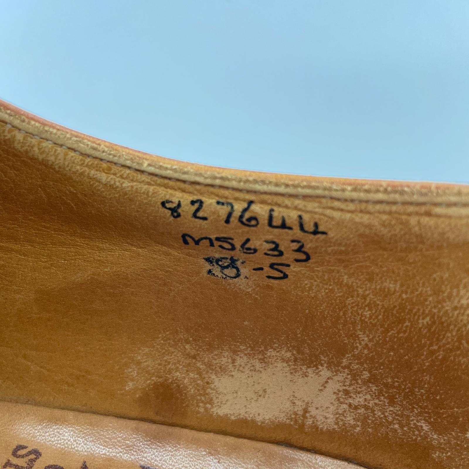 シューズ Tricker's M5633 BOURTON ウィングチップメダリオンシューズ 8 キャメル