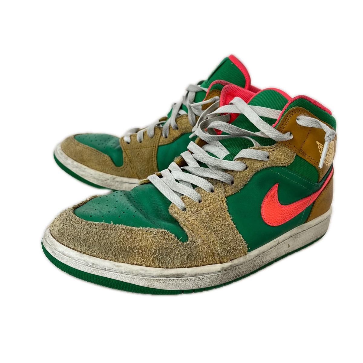 スニーカー Air Jordan 1 Mid Wheat and Water Melon 28cm (US10 UK9 1/2 EU46)