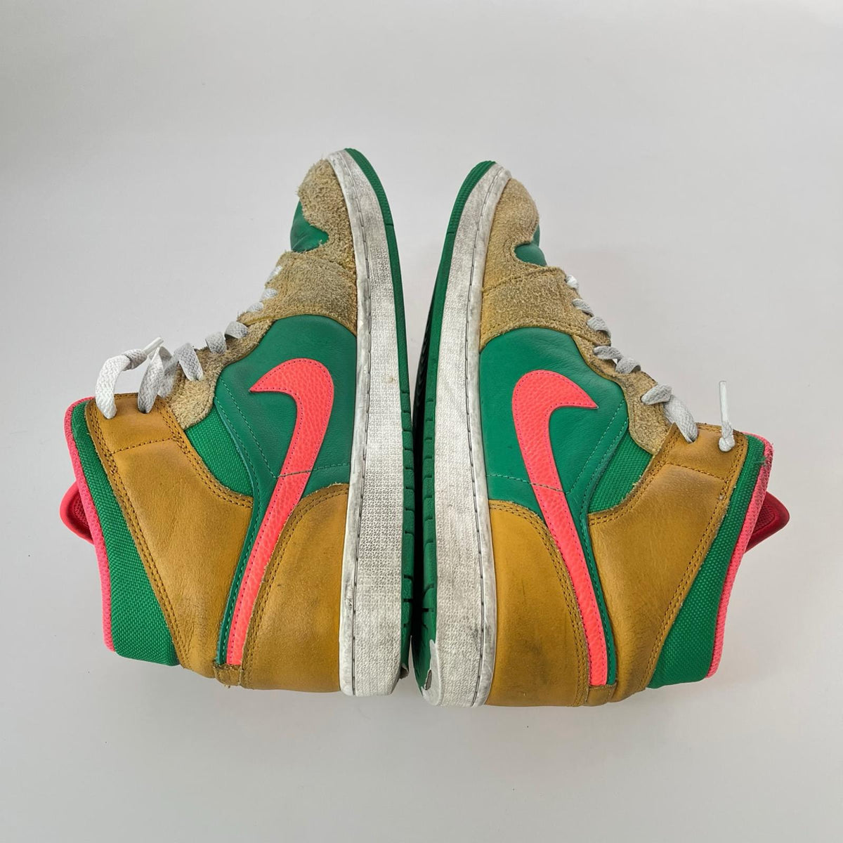 スニーカー Air Jordan 1 Mid Wheat and Water Melon 28cm (US10 UK9 1/2 EU46)