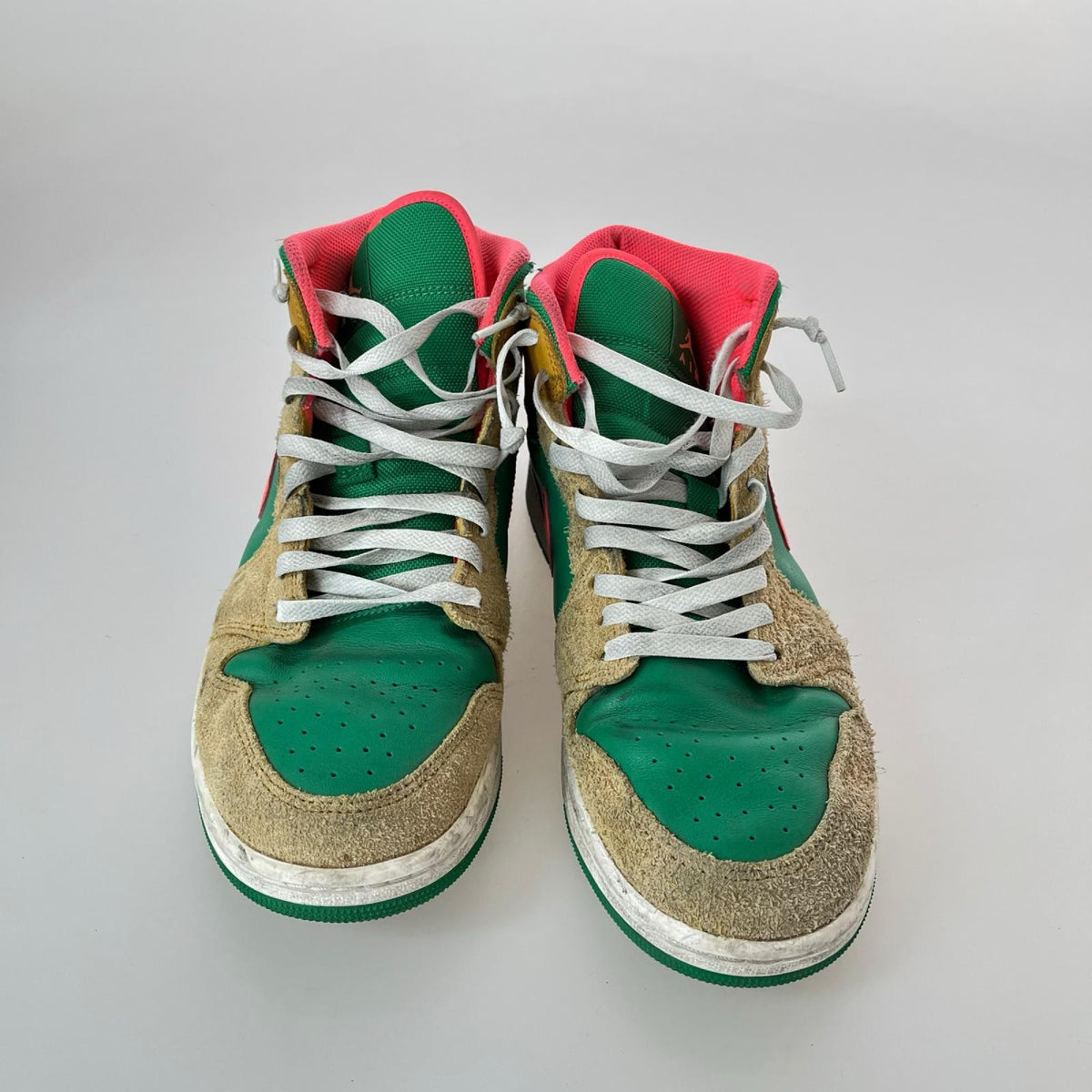 スニーカー Air Jordan 1 Mid Wheat and Water Melon 28cm (US10 UK9 1/2 EU46)