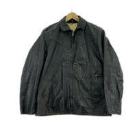 レザージャケット 50s~ Akta Getskinn opti ジップ 黒 ブラック