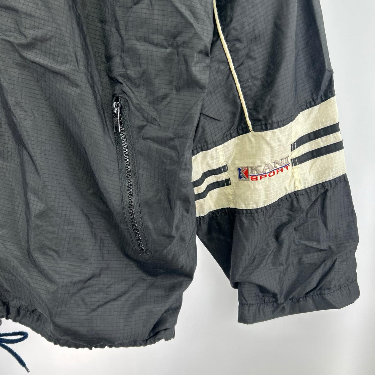 ジャケット 90s Karl Kani Sport ナイロンジャケット ブラック ブラック