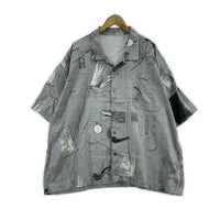 半袖シャツ MONSIEUR KURATA COTTON LINEN グレー (XL) グレー