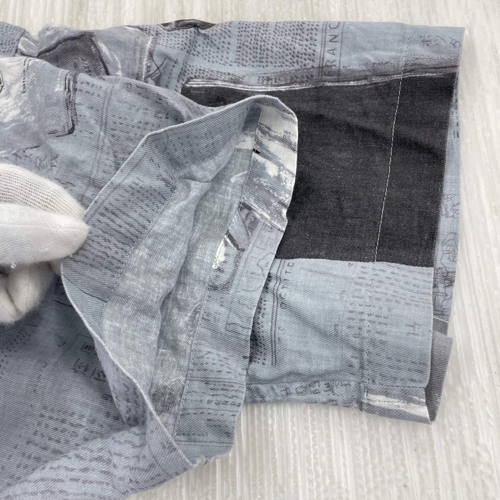 半袖シャツ MONSIEUR KURATA COTTON LINEN グレー (XL) グレー