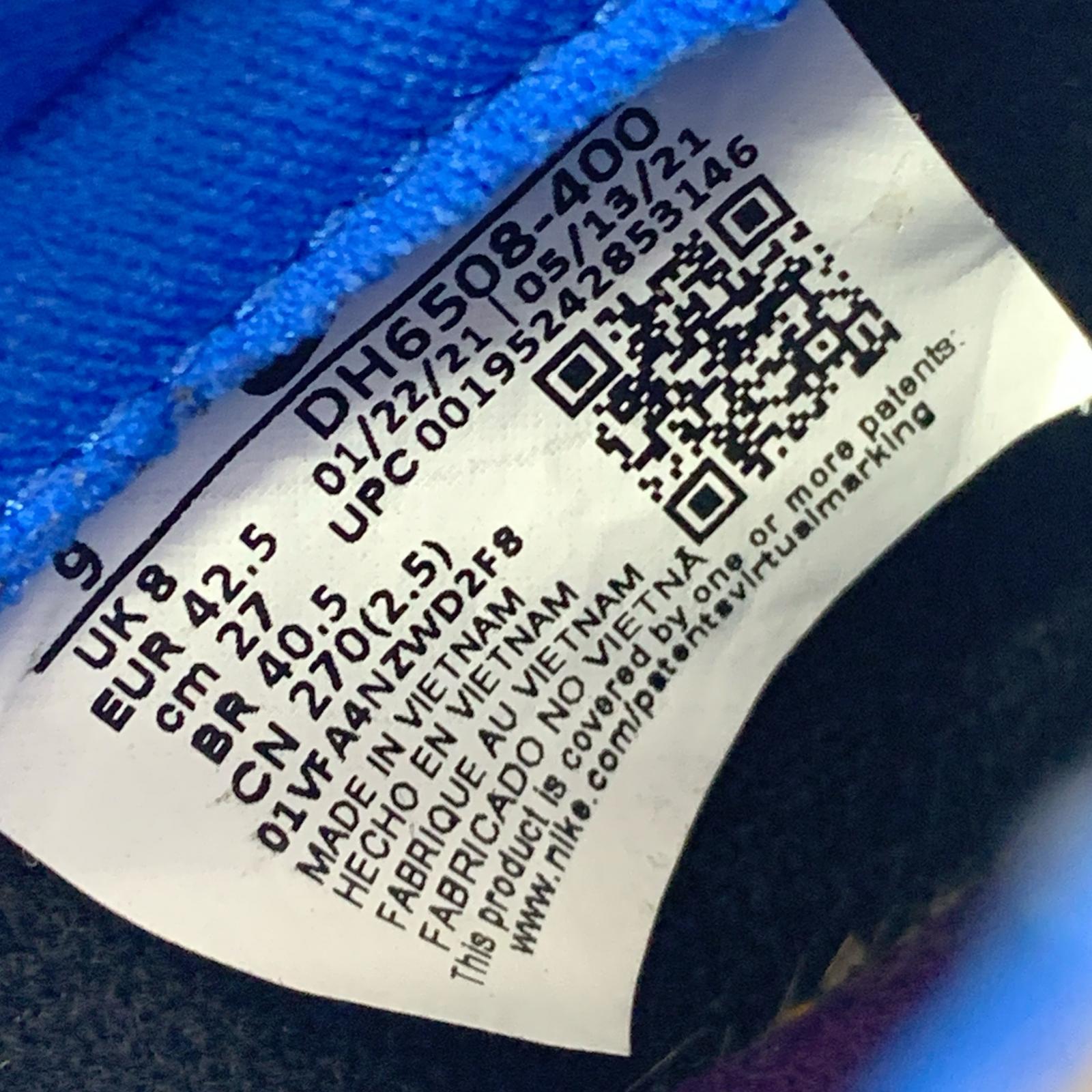 スニーカー UNDEFEATED Dunk Low SP Royal DH6508-400 (27cm)