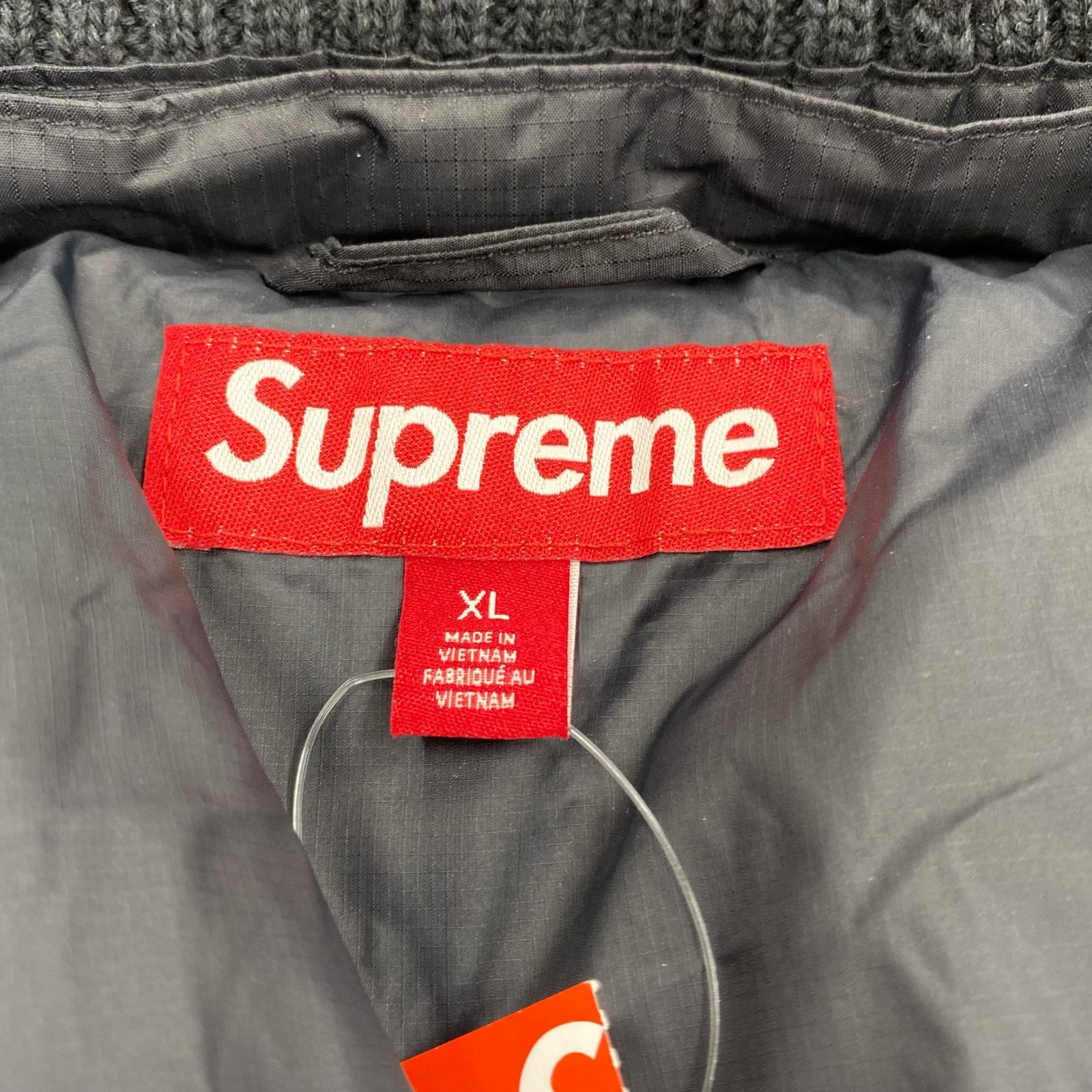 ダウンジャケット Supreme 700 fill down puffer jacket (XL) LL ブラック