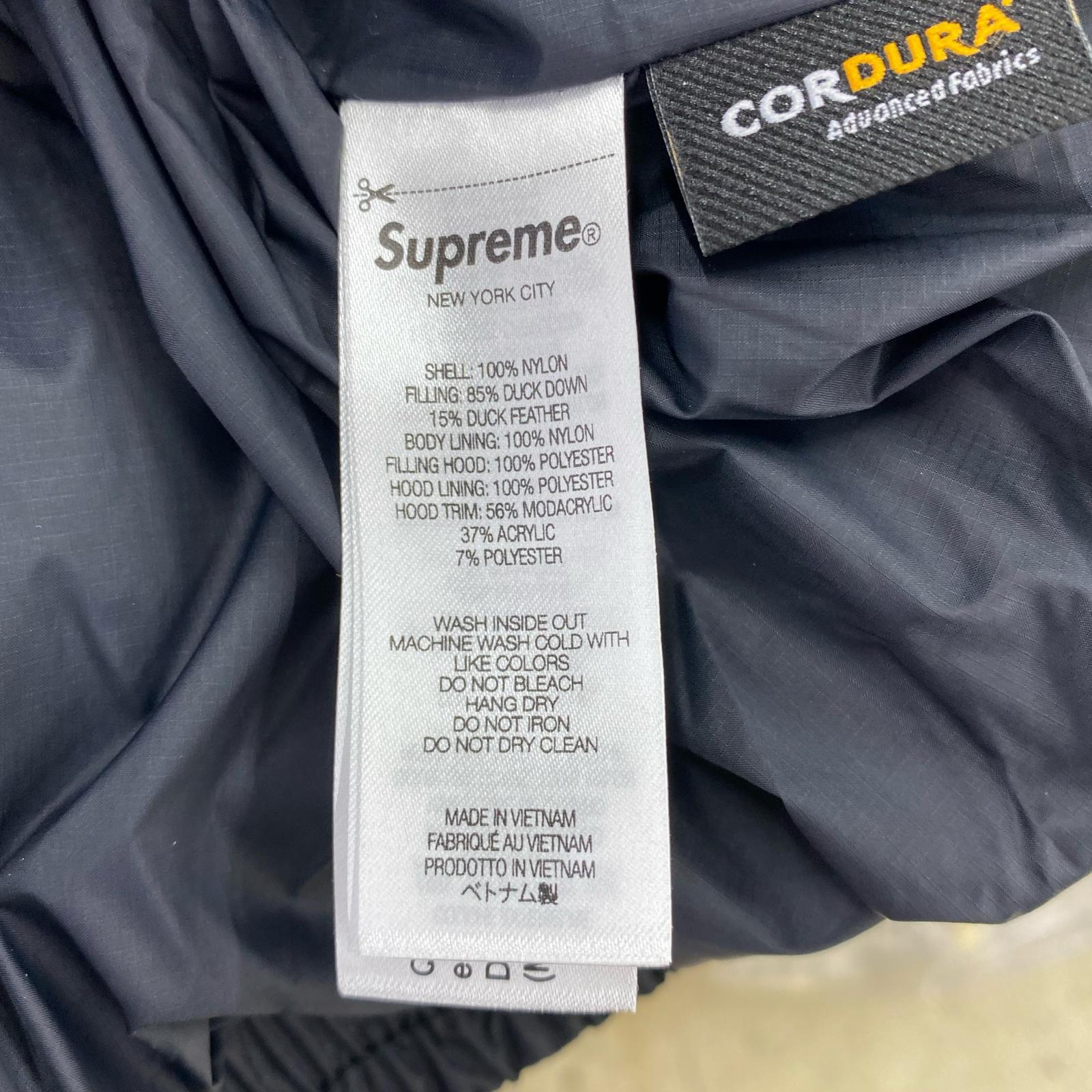 ダウンジャケット Supreme 700 fill down puffer jacket (XL) LL ブラック