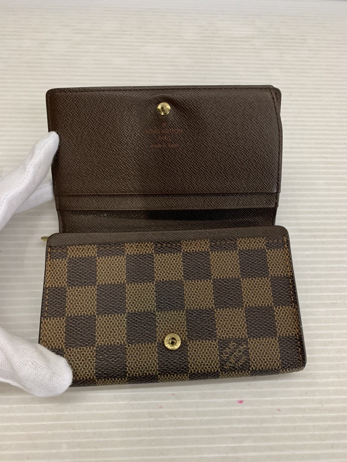 LV/ポルトモネ・ビエトレゾール/ダミエ(・エベヌ N61730