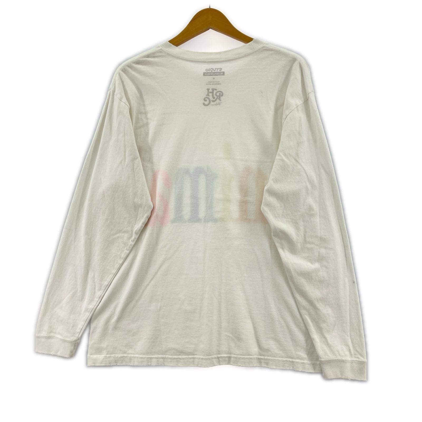 長袖Tシャツ ×STUDIO WEAREALLANIMALS Animal WHT M M ホワイト