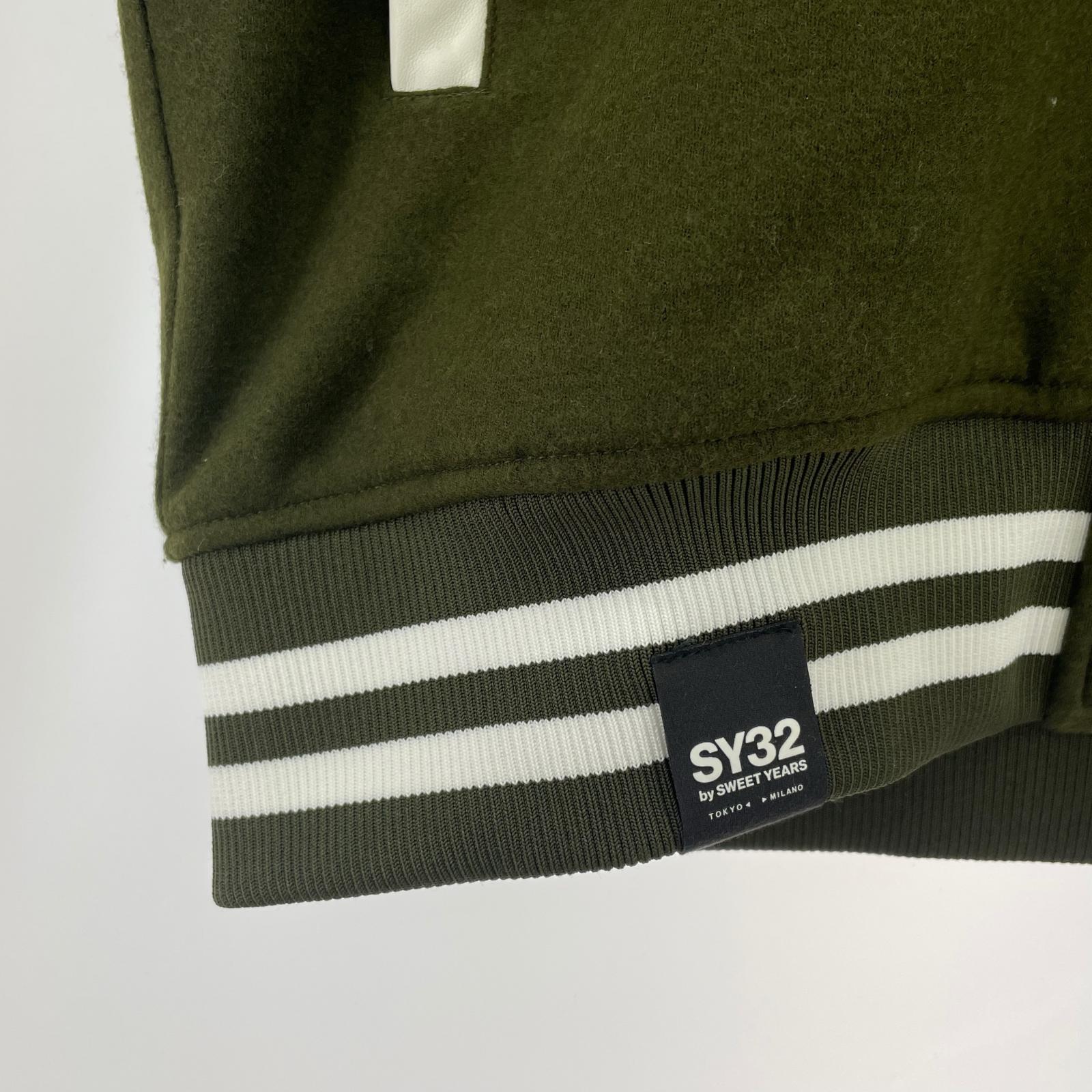 ブルゾン SY32 バック刺繍ロゴ スタジャン XL カーキ LL