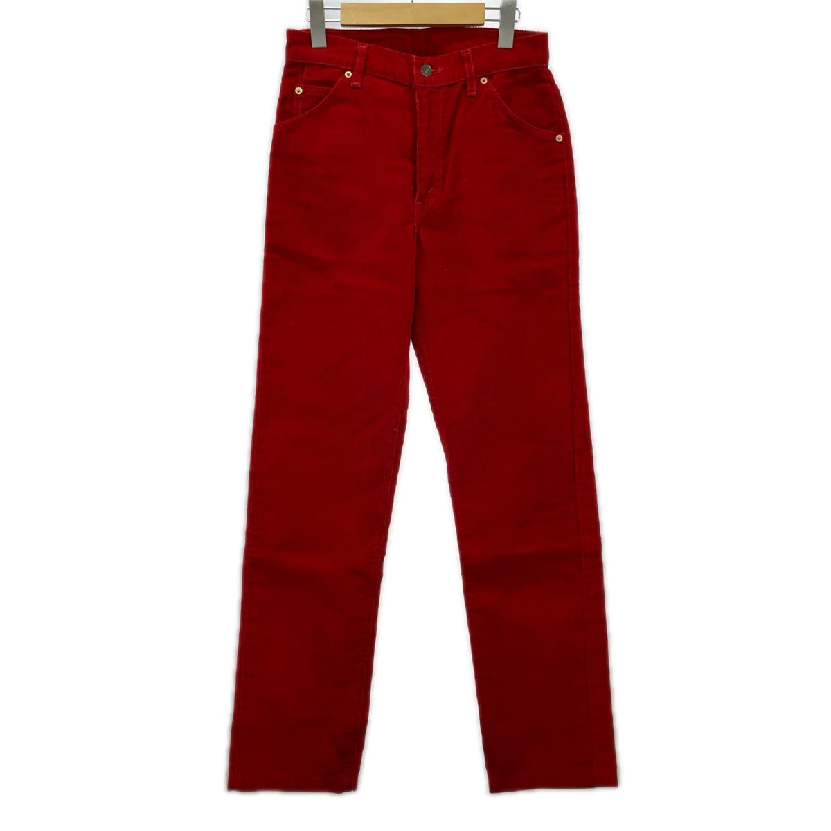 パンツ 90s フランス製 615 コーデュロイ 赤 レッド